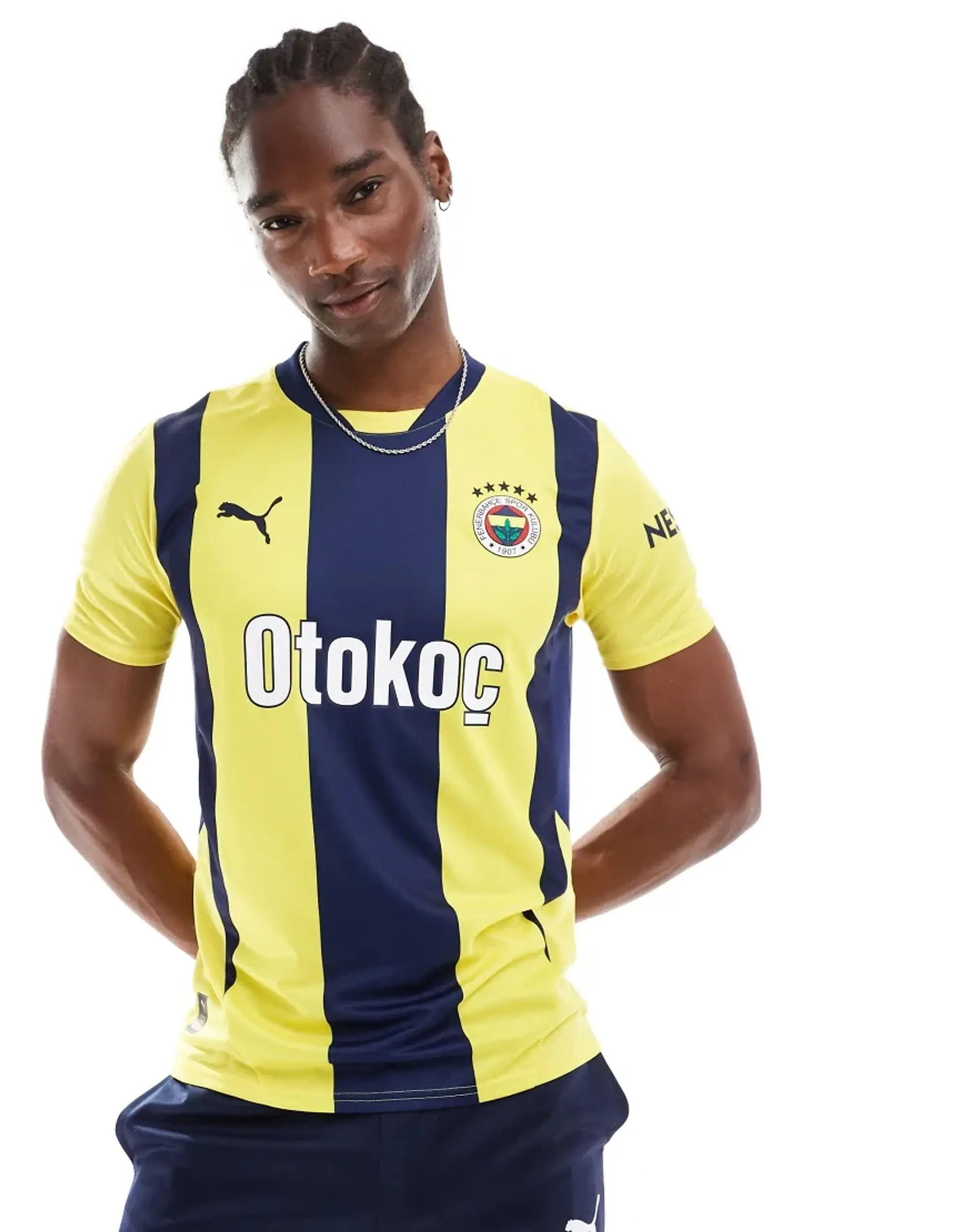 Puma Fenerbahce Mens SS Home Shirt 2024/25