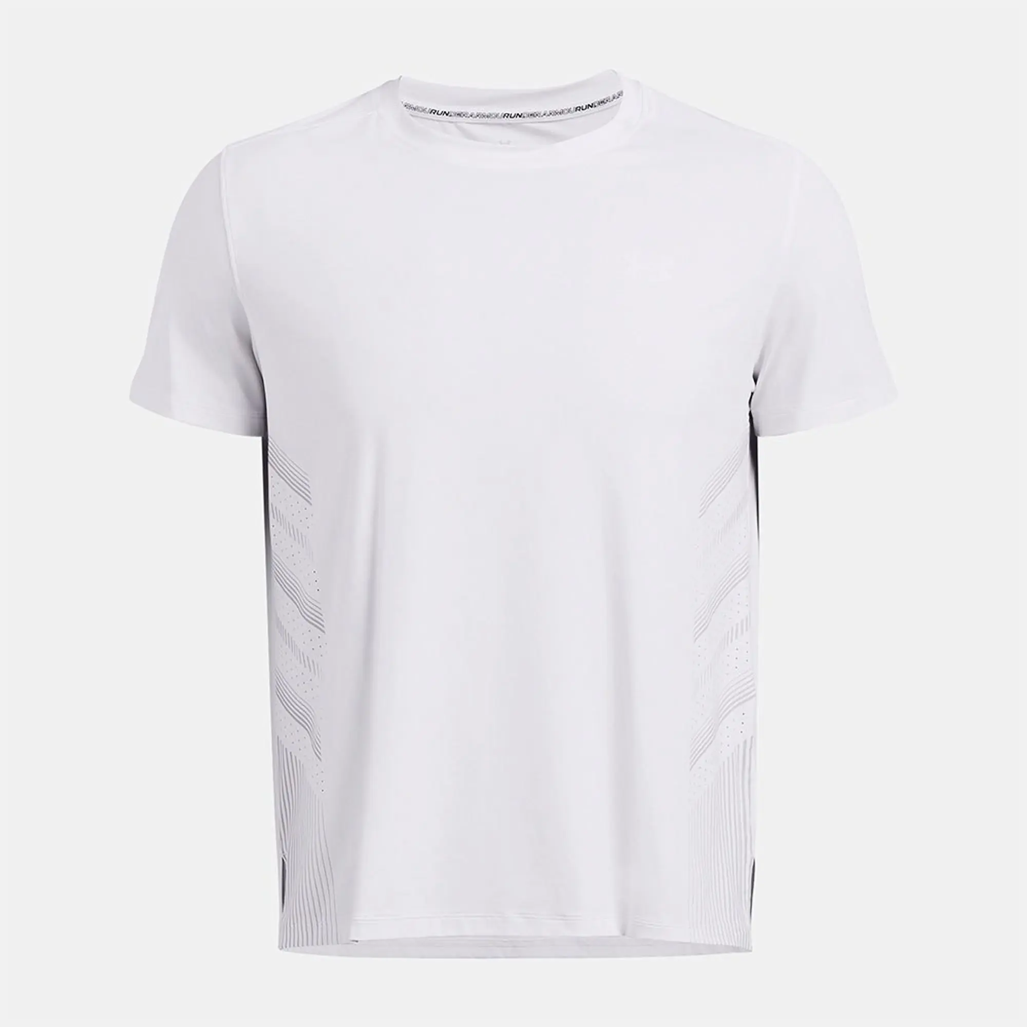 Men's  Under Armour  Launch Elite Graphic Short Sleeve White / Mod Gray / Reflective L