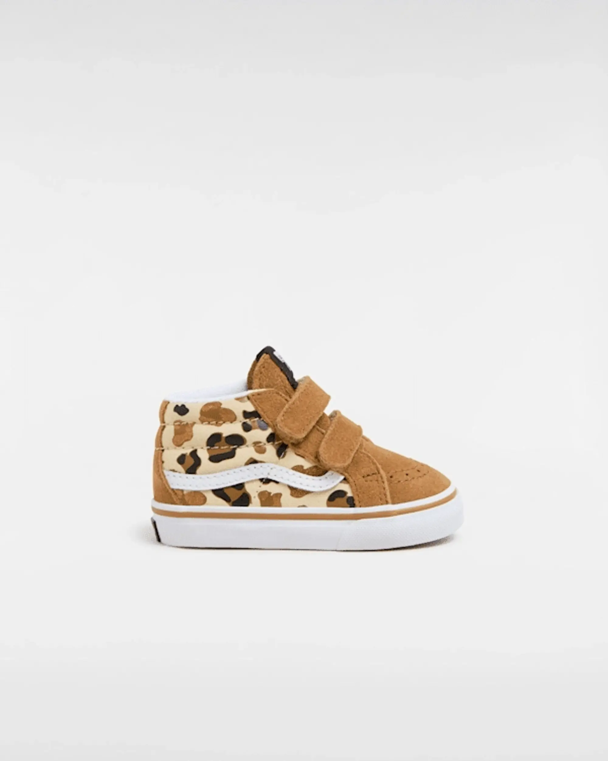 Vans - Toddler Sk8-Mid Reissue Hook And Loop Shoes (1-4 Years), Brown