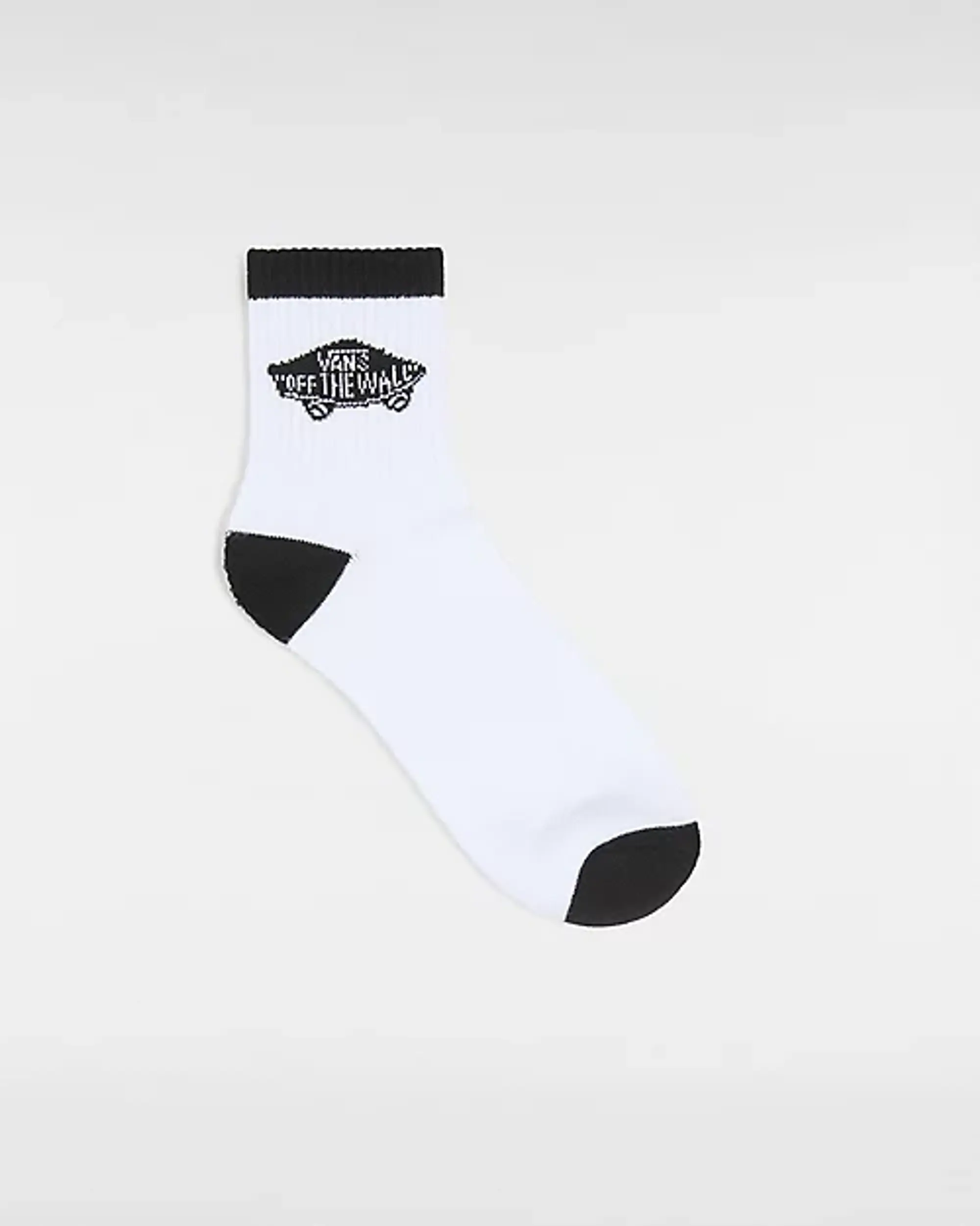 Vans Vans Art Half Crew Socks (1 Pair) (White/Black) Unisex White