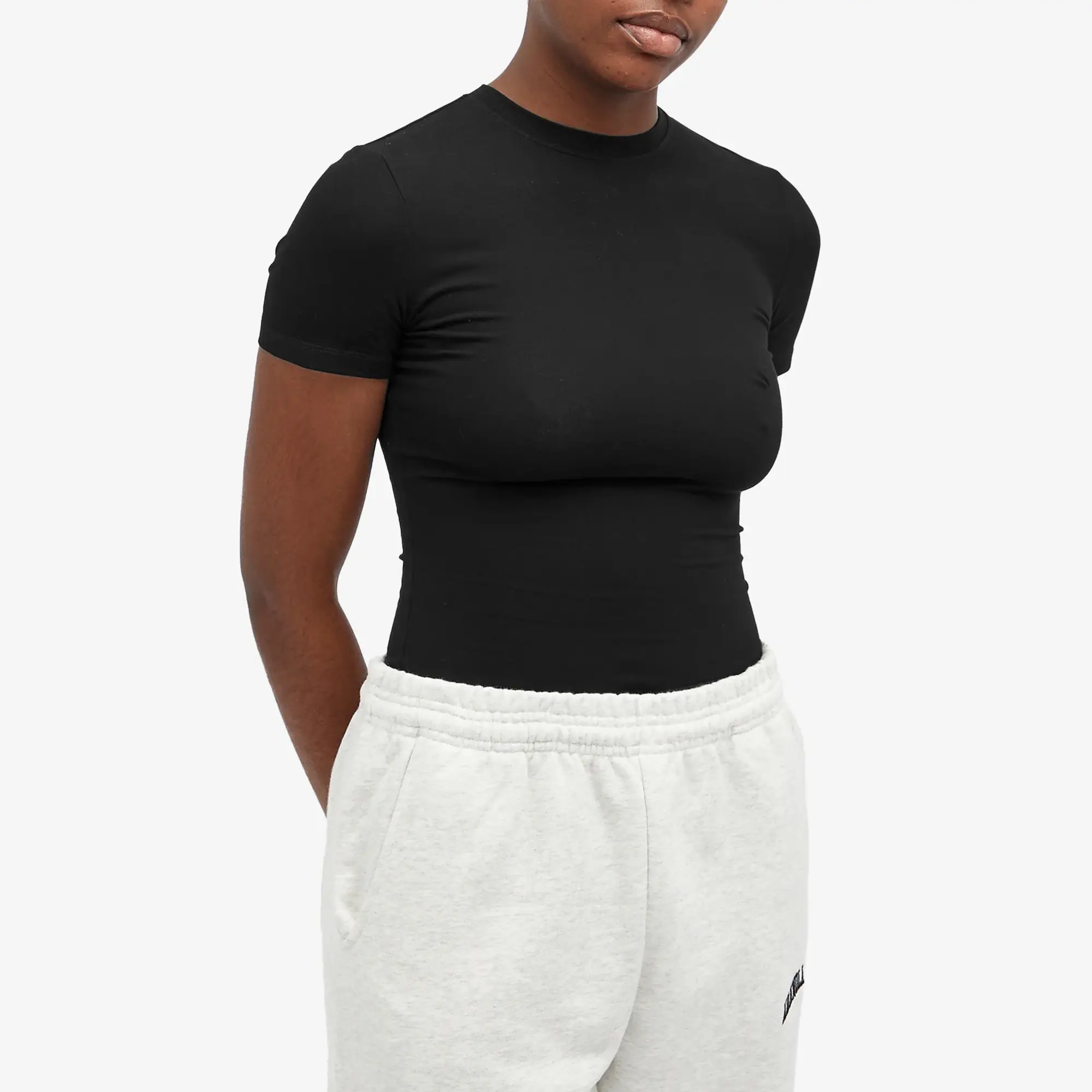 Adanola Women's Short Sleeve Top Black