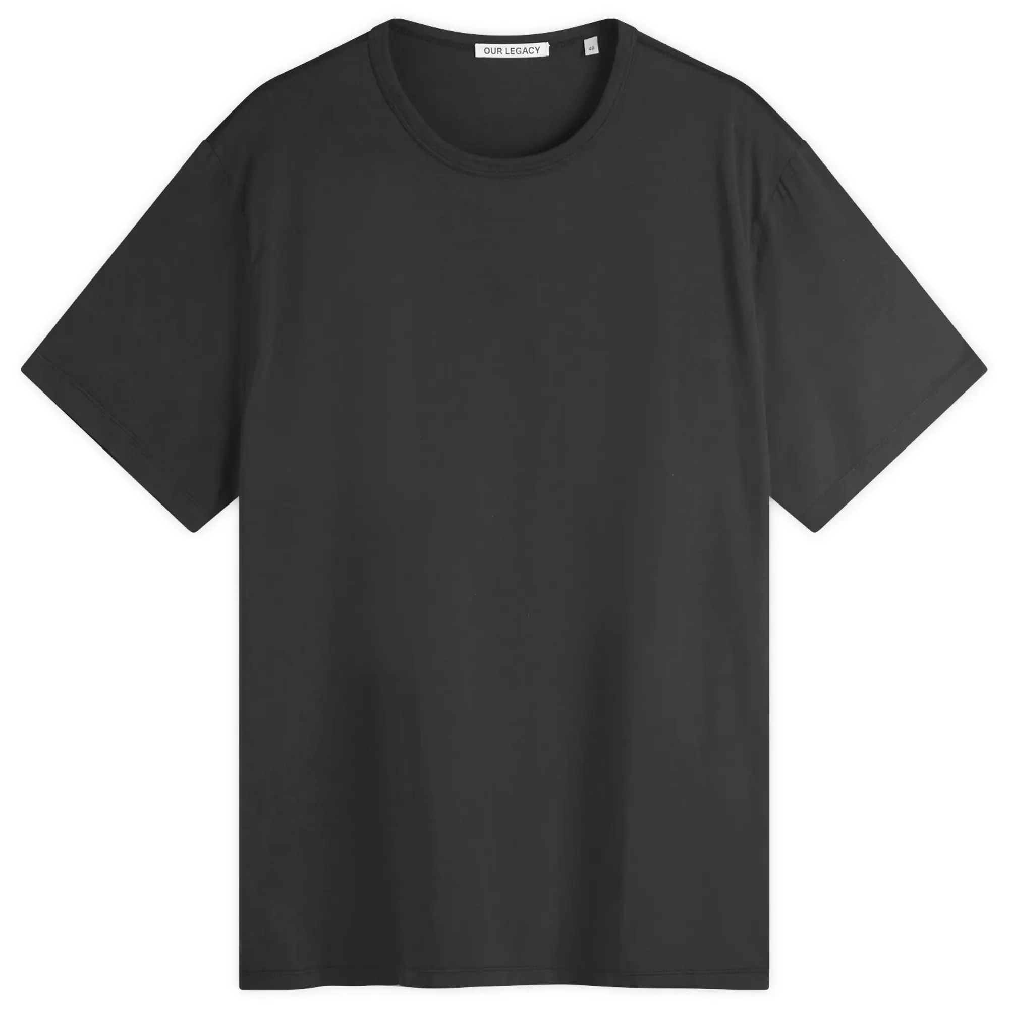Our Legacy Men's New Box T-Shirt Black Clean Jersey
