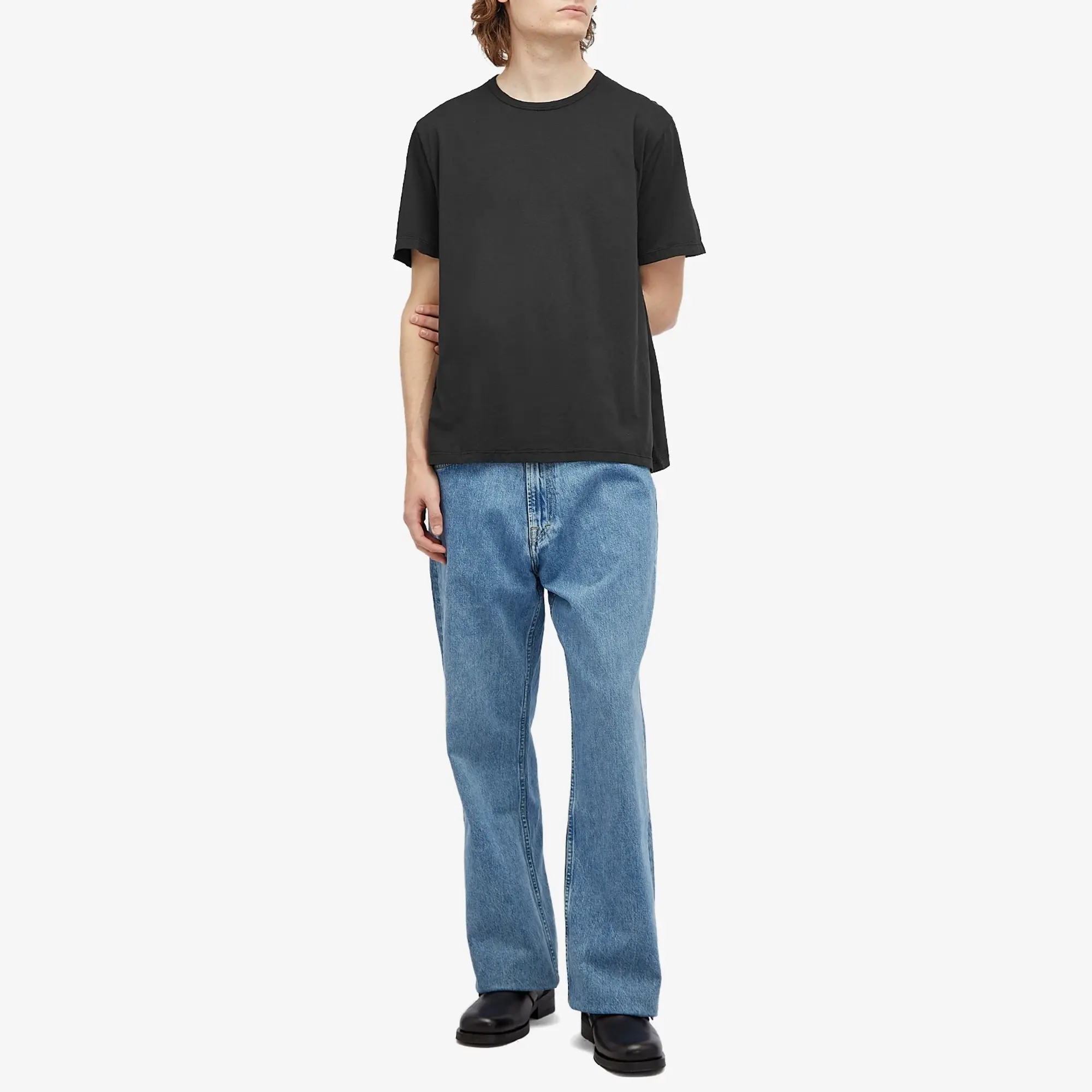 Our Legacy Men's New Box T-Shirt Black Clean Jersey