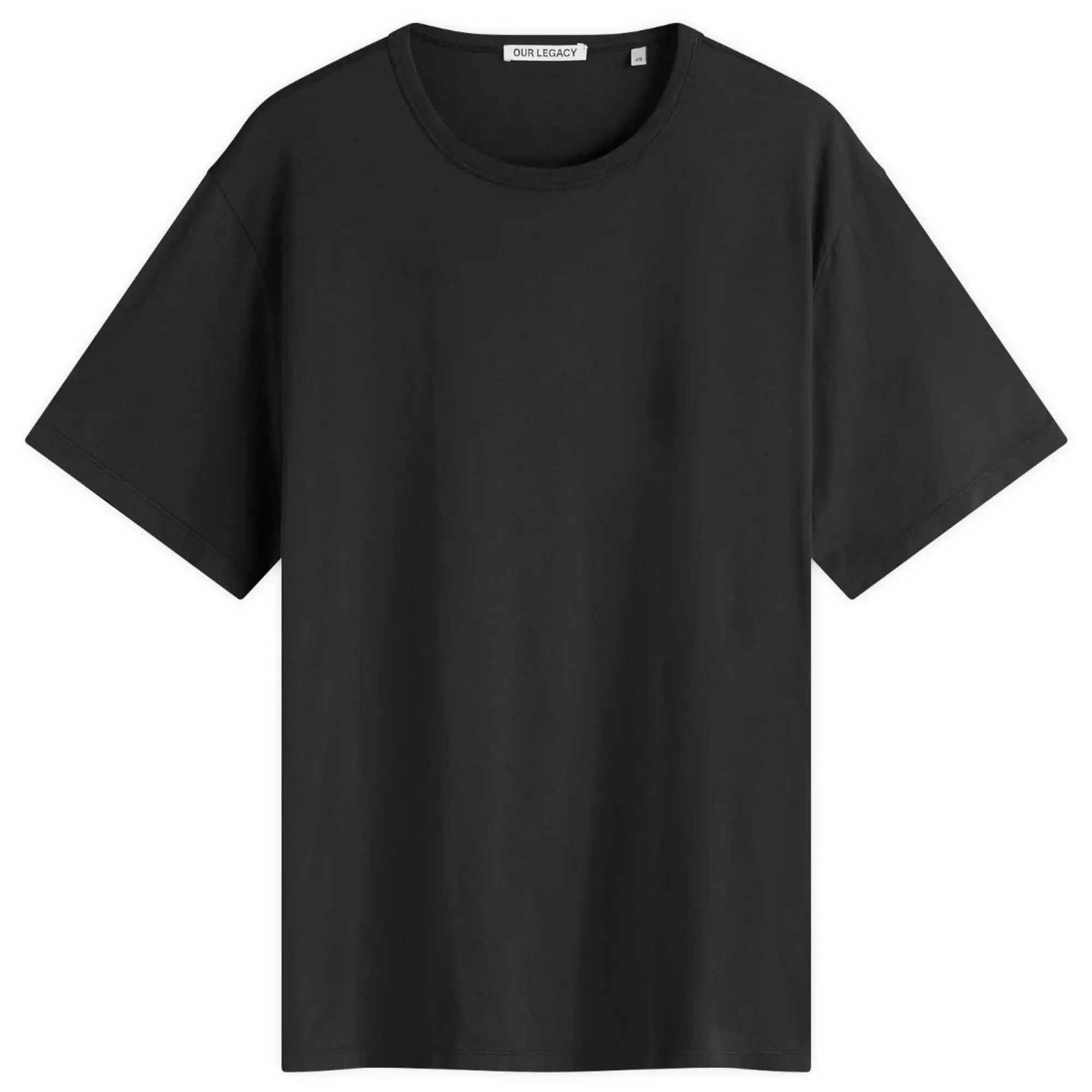 Our Legacy Men's New Box T-Shirt Black Clean Jersey