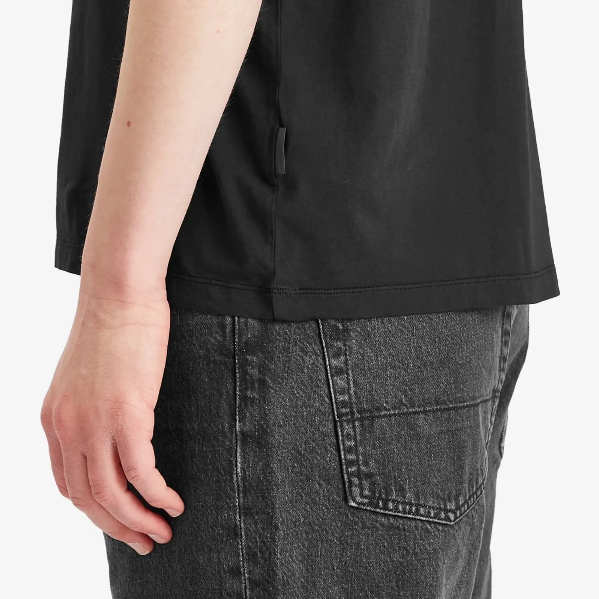 Our Legacy Men's New Box T-Shirt Black Clean Jersey