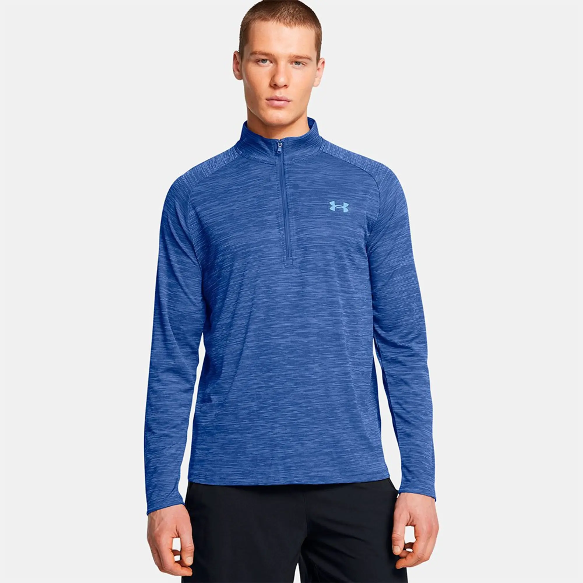 Under Armour UA Tech Textured Half Zip Top - Blue - Size XS - Blue