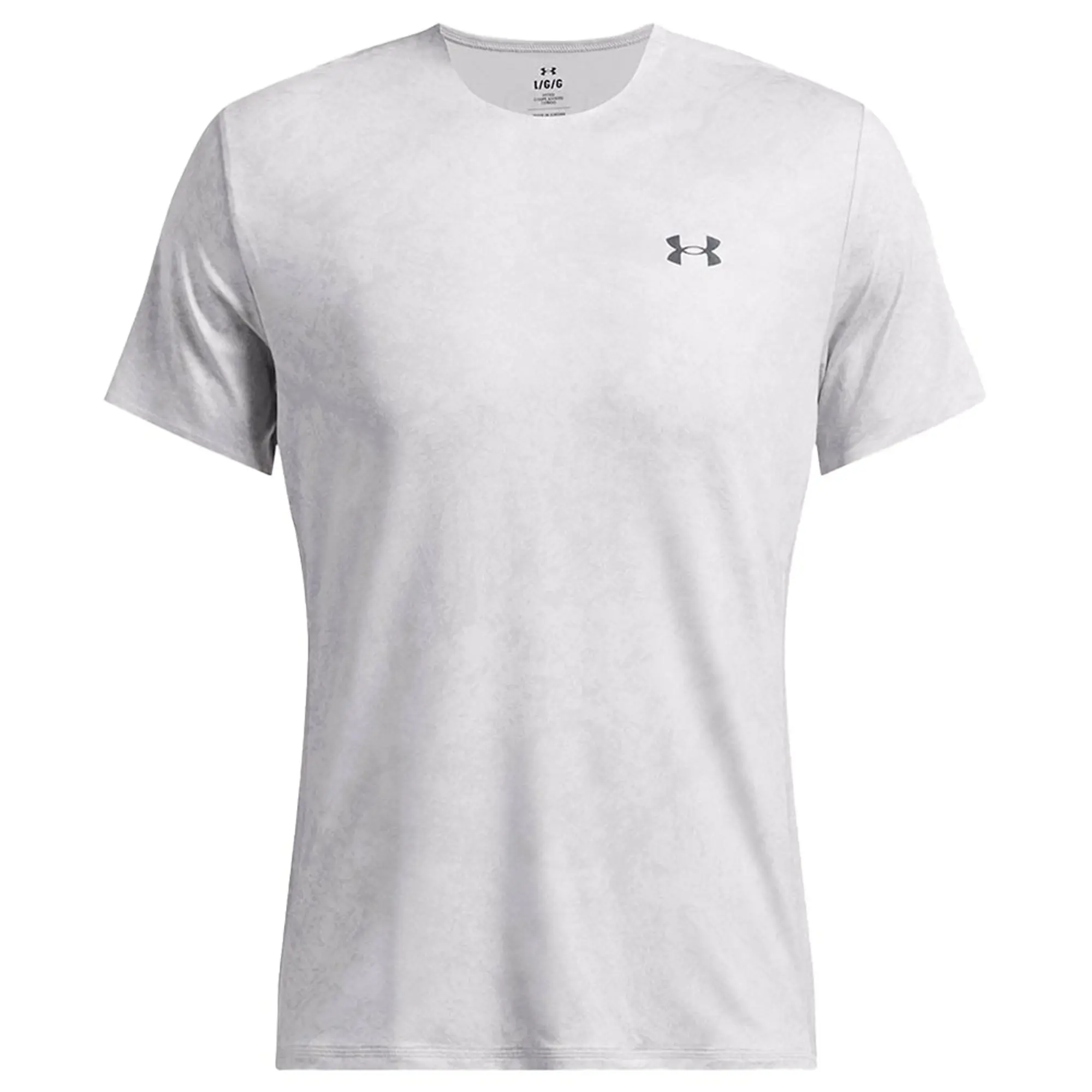 Men's  Under Armour  Vanish Elite Vent Printed Short Sleeve Halo Gray / Black M