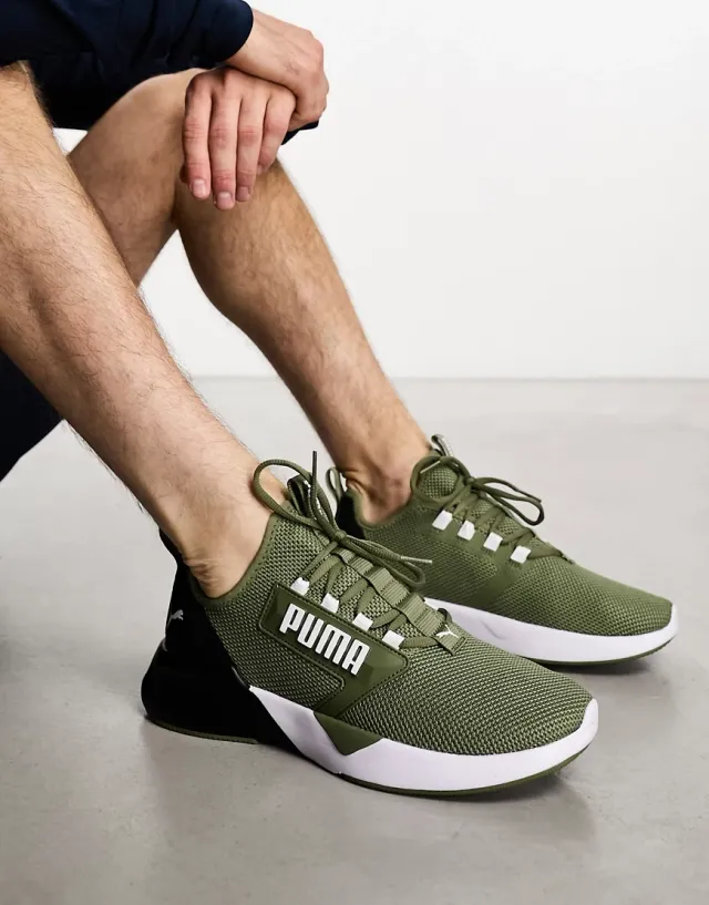 Khaki pumas on sale