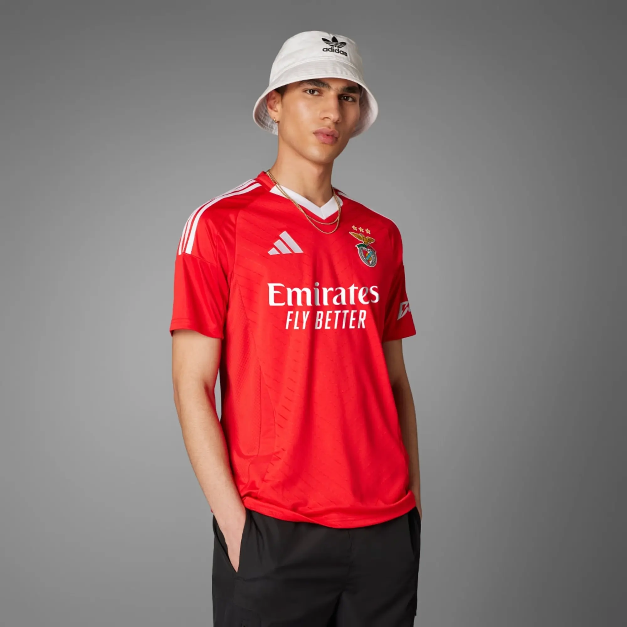 adidas Benfica Home Shirt 2024/25 - ['Red']