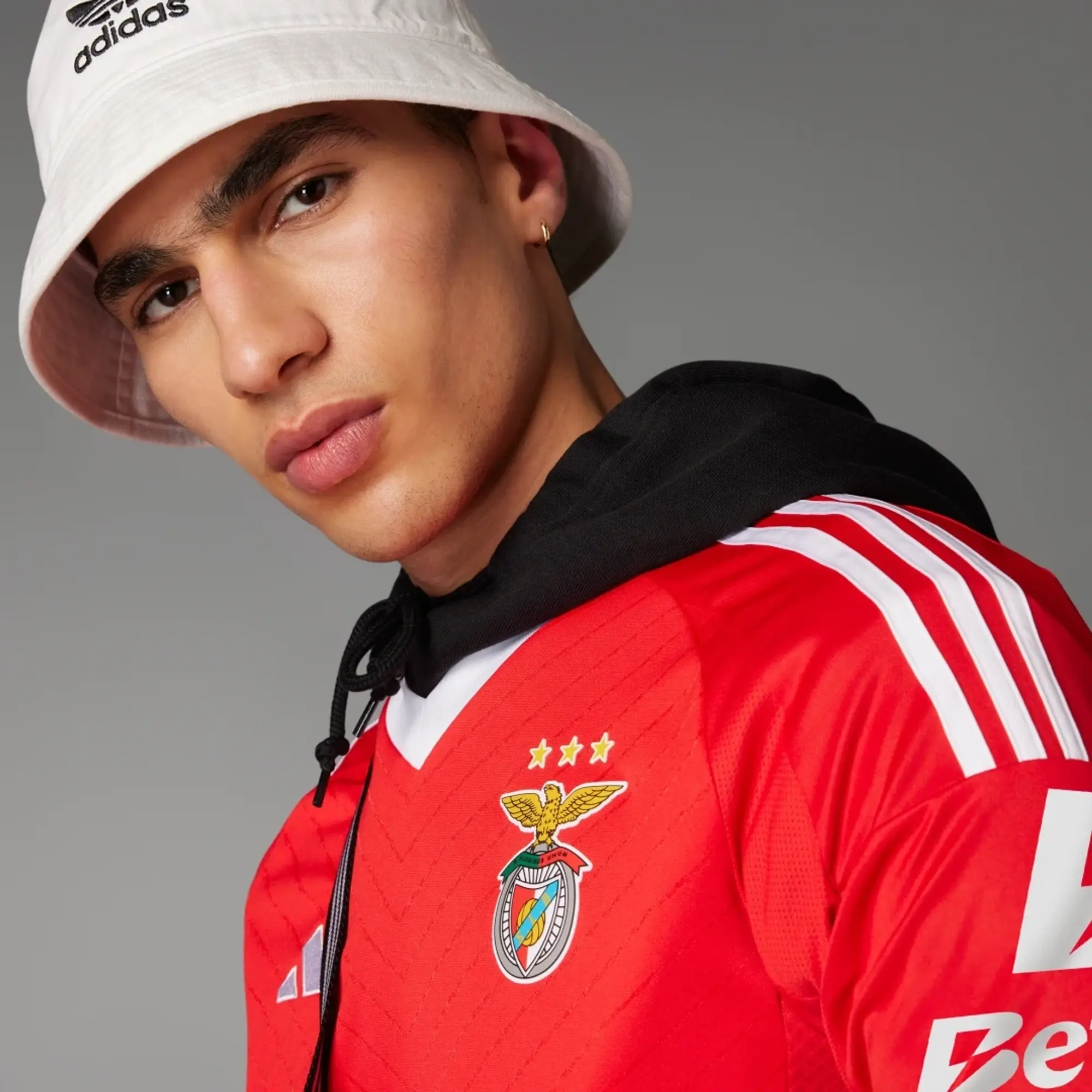 adidas Benfica Mens SS Home Shirt 2024/25