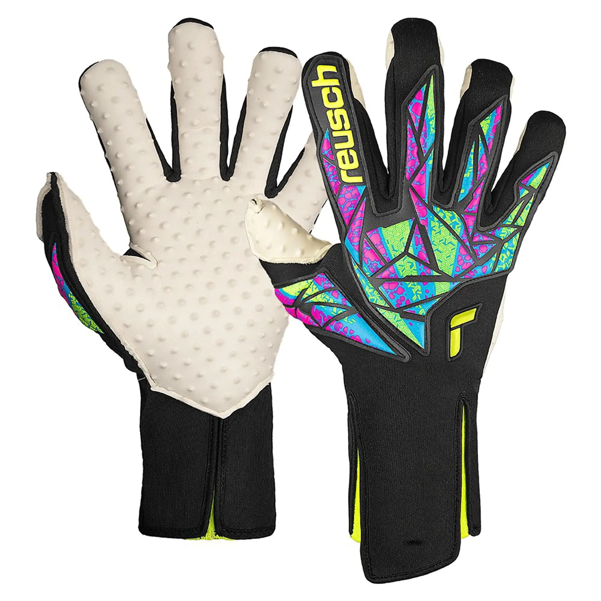 Reusch Attrakt Speedbump Strapless Goalkeeper Gloves  - Multicolor