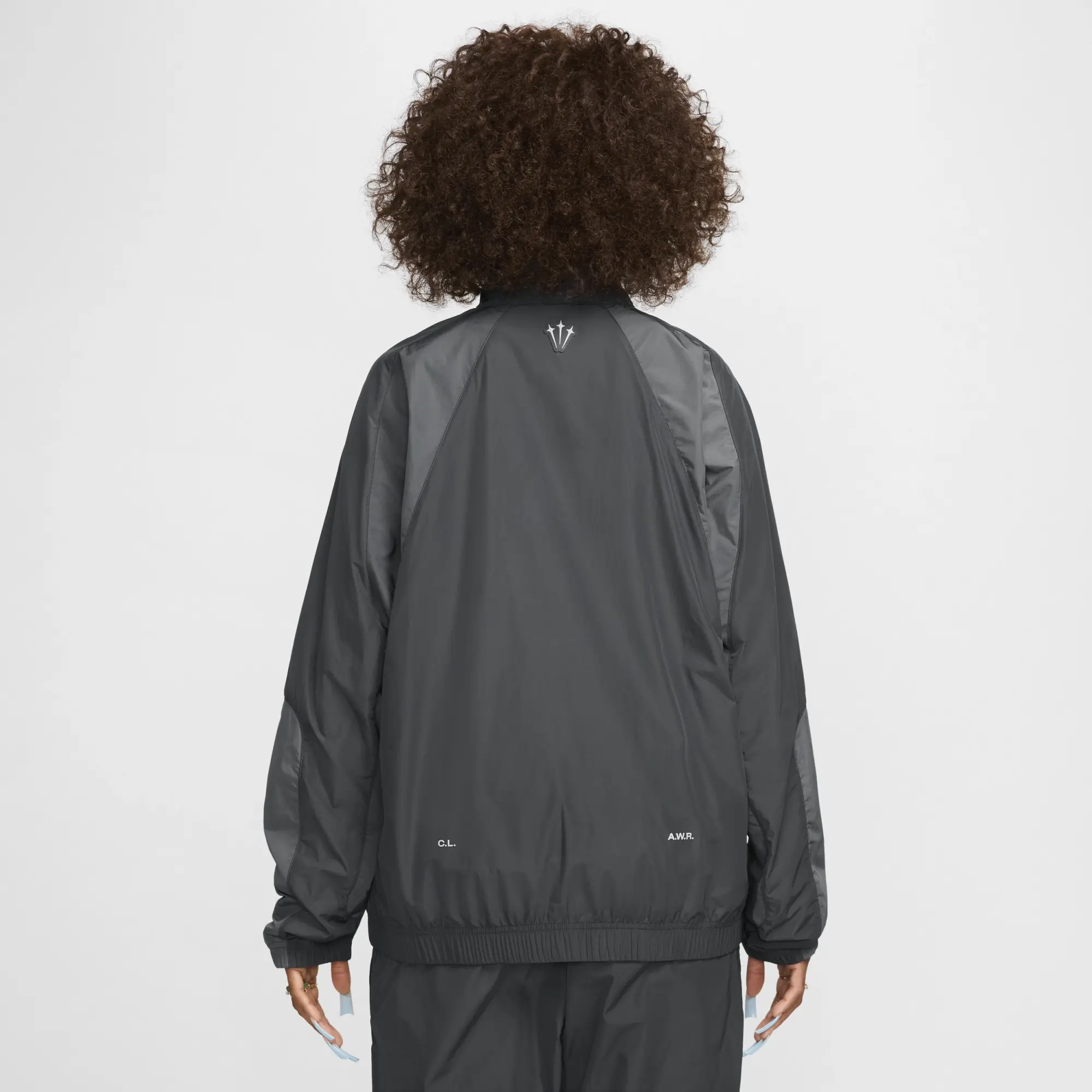 Nike NOCTA Northstar Nylon Tracksuit Jacket - Grey Nike NOCTA Northstar Nylon Tracksuit Jacket - Grey