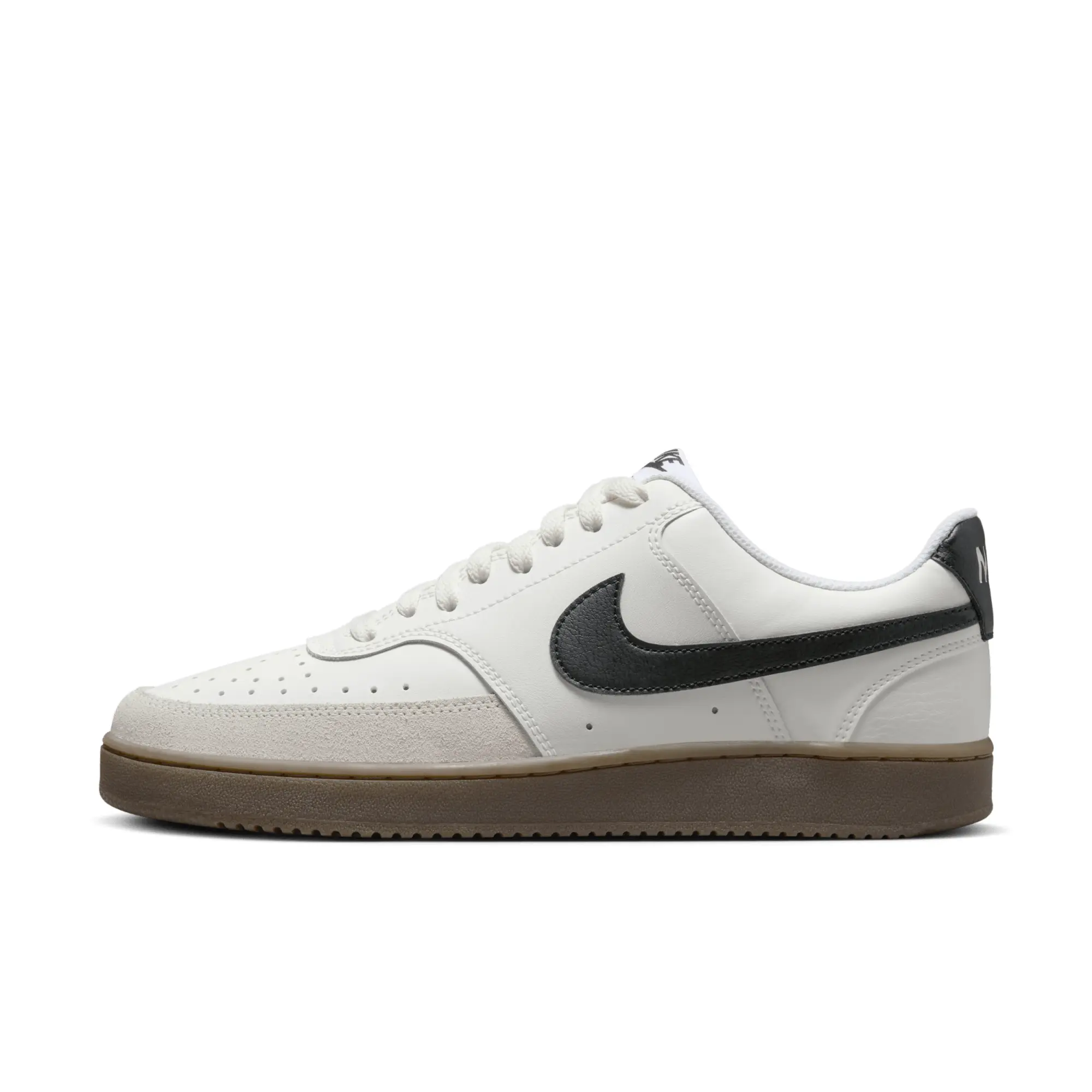 Nike court vision low trainers in white & black