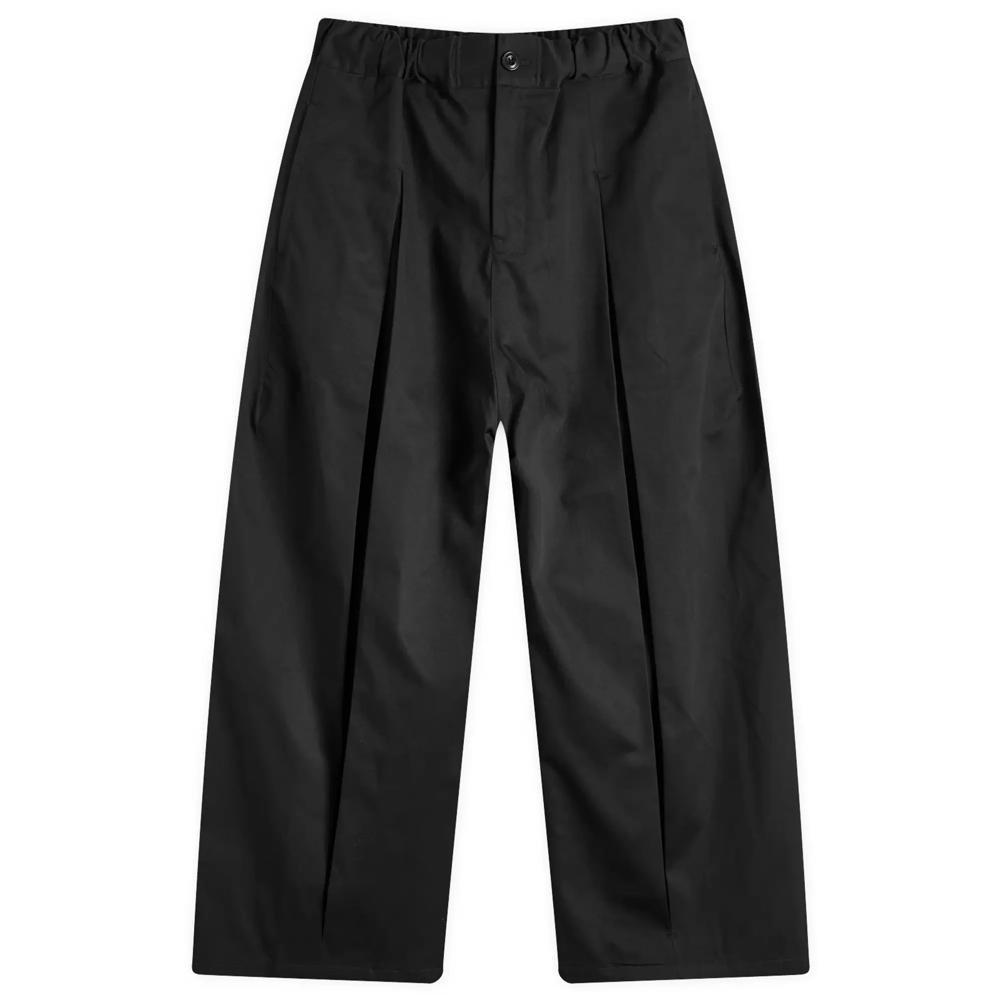 Sage Nation Men's Box Pleat Trouser Black