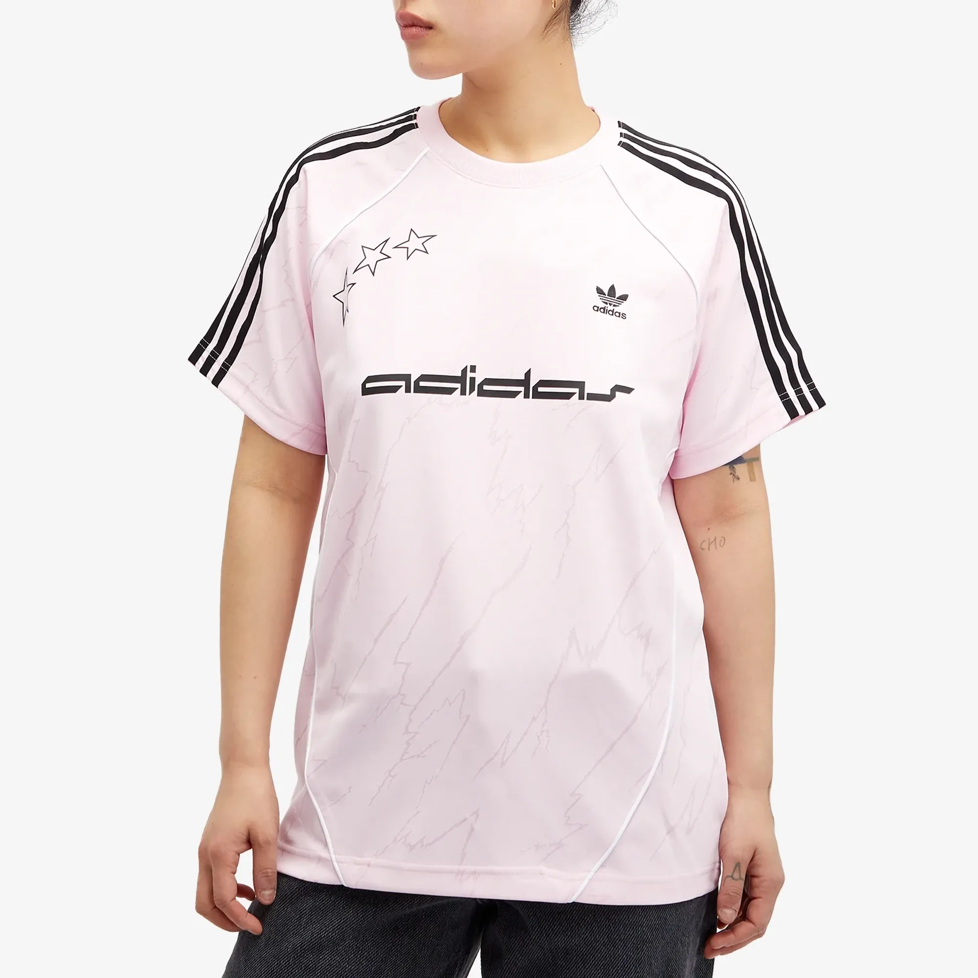 Adidas Women's Short Sleeve Football Jersey Clear Pink | IT9680