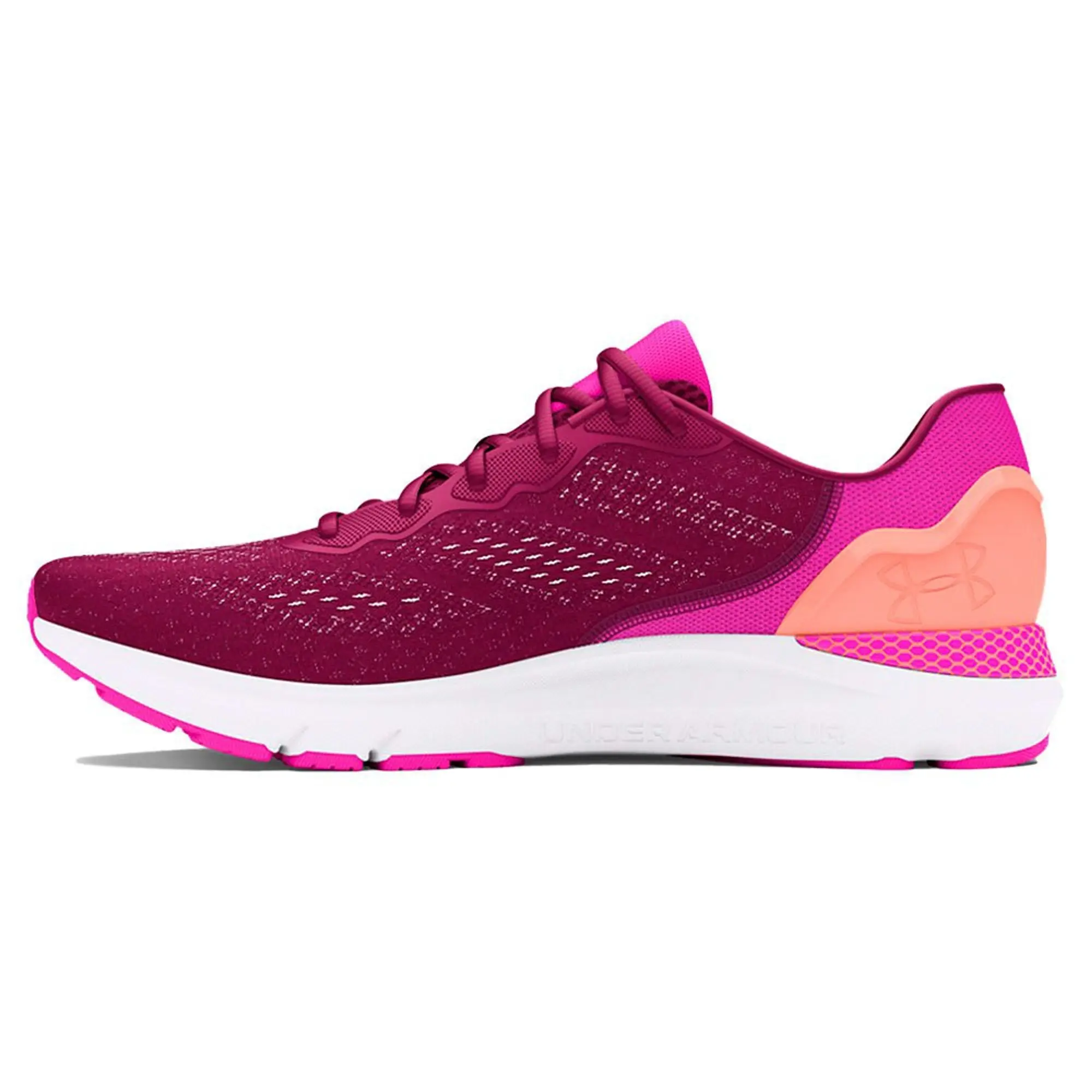 Women's  Under Armour  HOVR™ Sonic 6 Running Shoes Purple Gemini / Vivid Magenta / Flare Orange 7