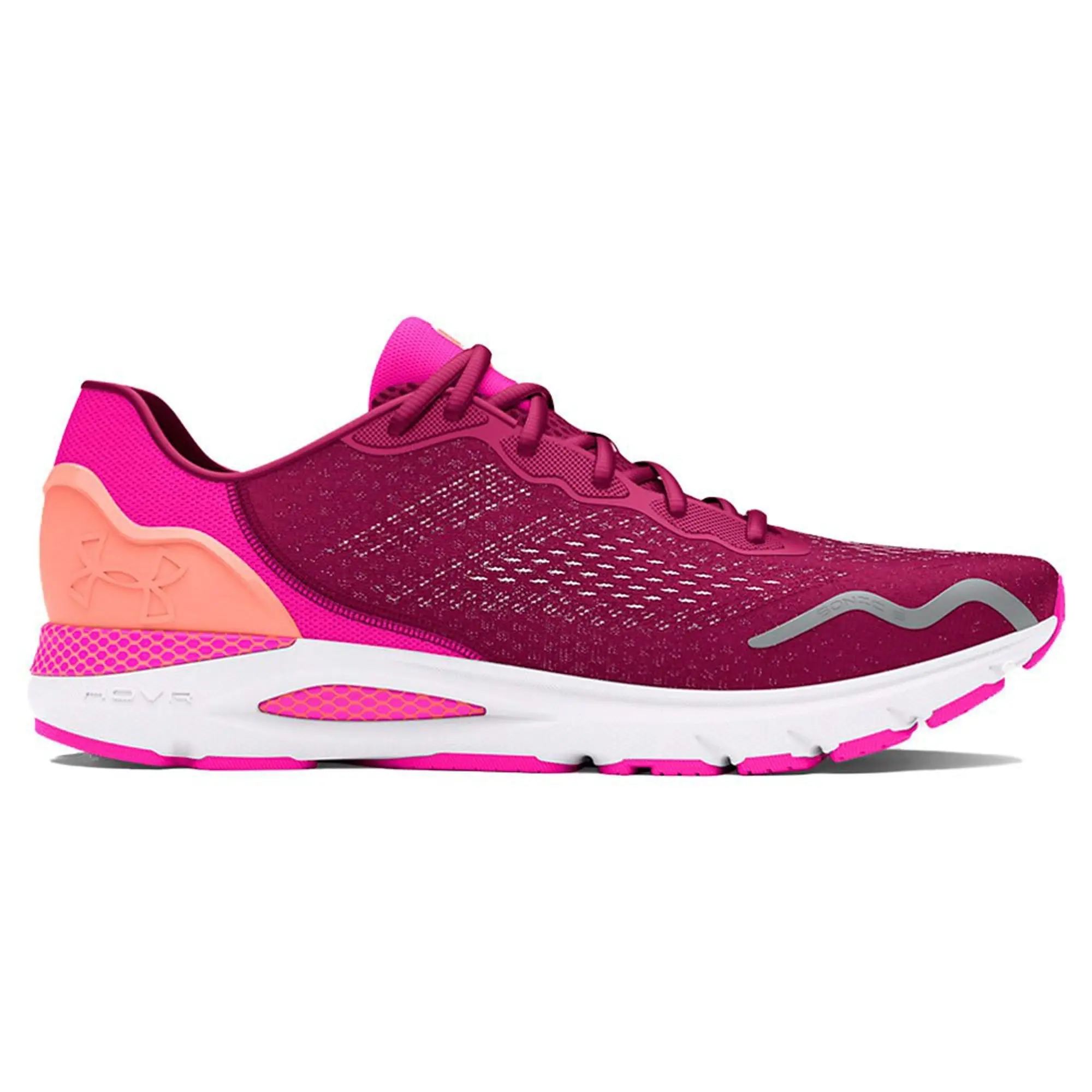 Women's  Under Armour  HOVR™ Sonic 6 Running Shoes Purple Gemini / Vivid Magenta / Flare Orange 7