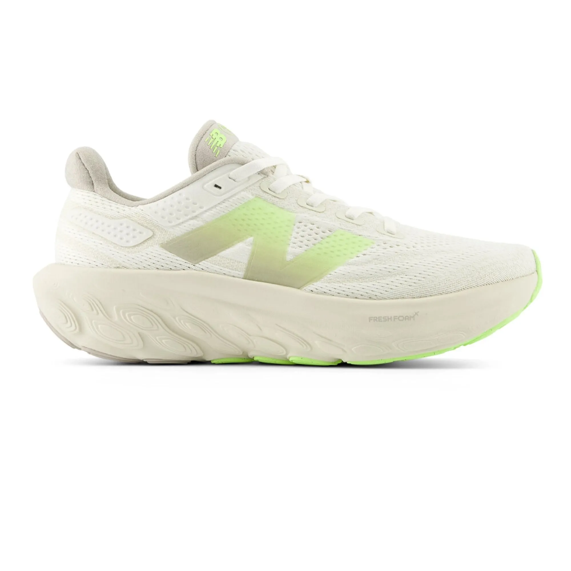 New Balance Women's Fresh Foam X 1080v13 in Grey/Green/White Synthetic