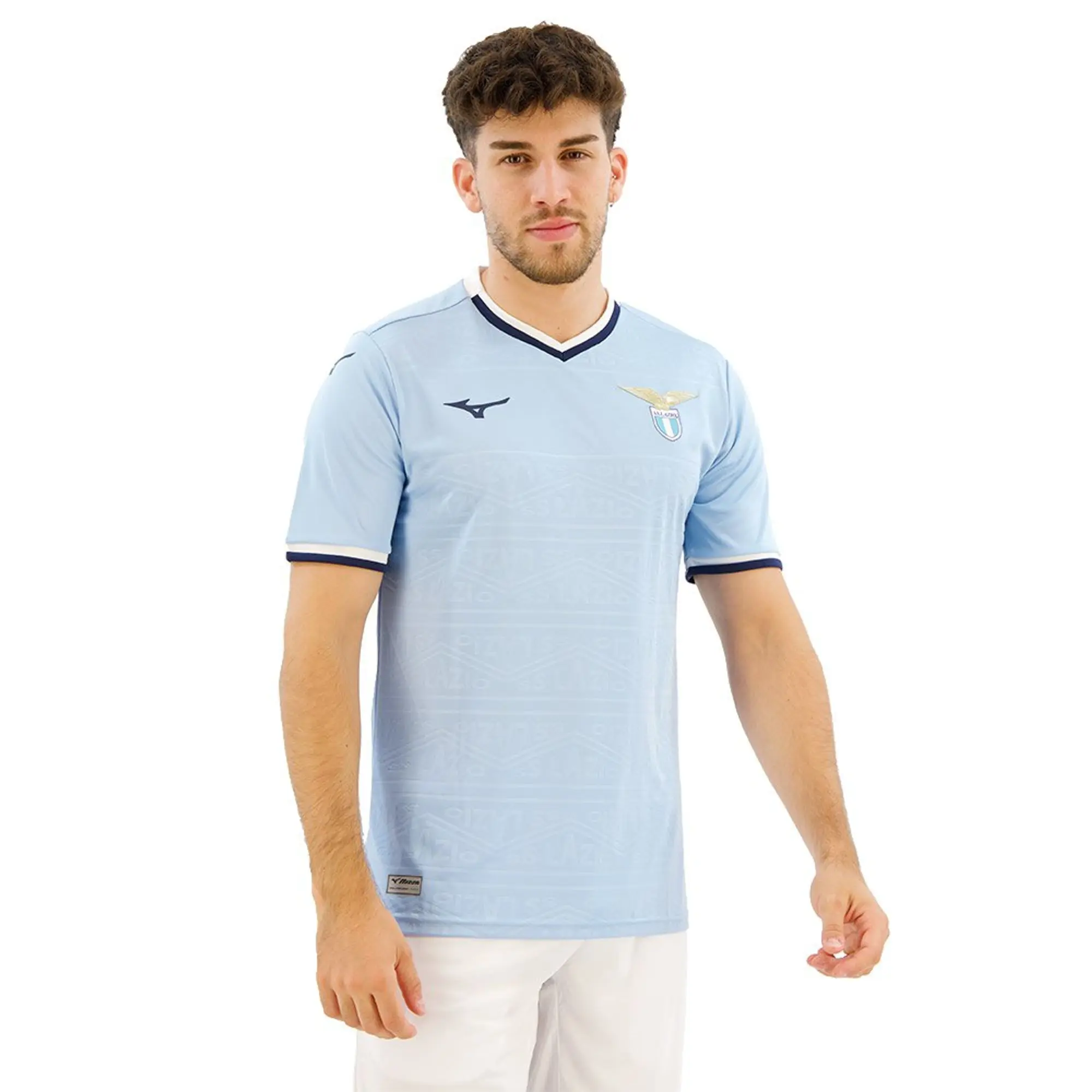 Mizuno Lazio 24/25 Home Short Sleeve T-shirt