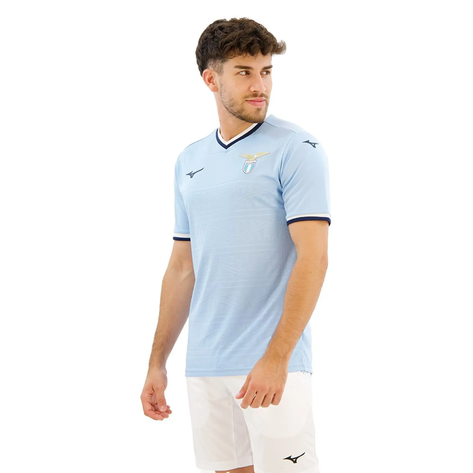 Mizuno Lazio 24/25 Home Short Sleeve T-shirt