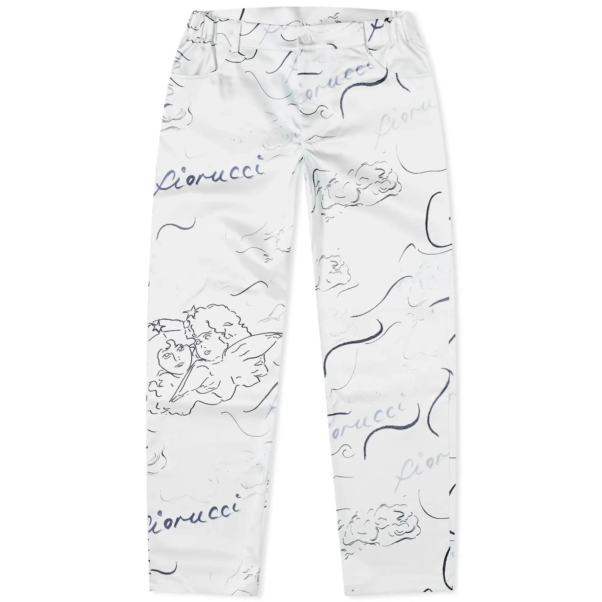 Fiorucci Women's Sketch Angel Trousers White