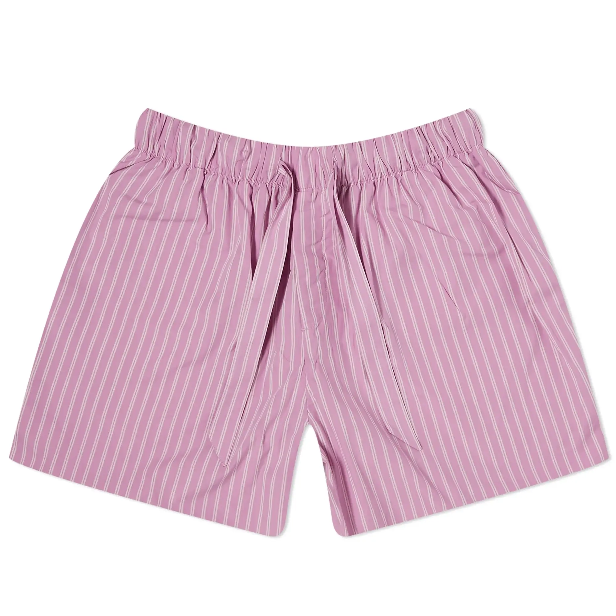 Tekla Fabrics Tekla Sleep Shorts Purple Pink Stripes