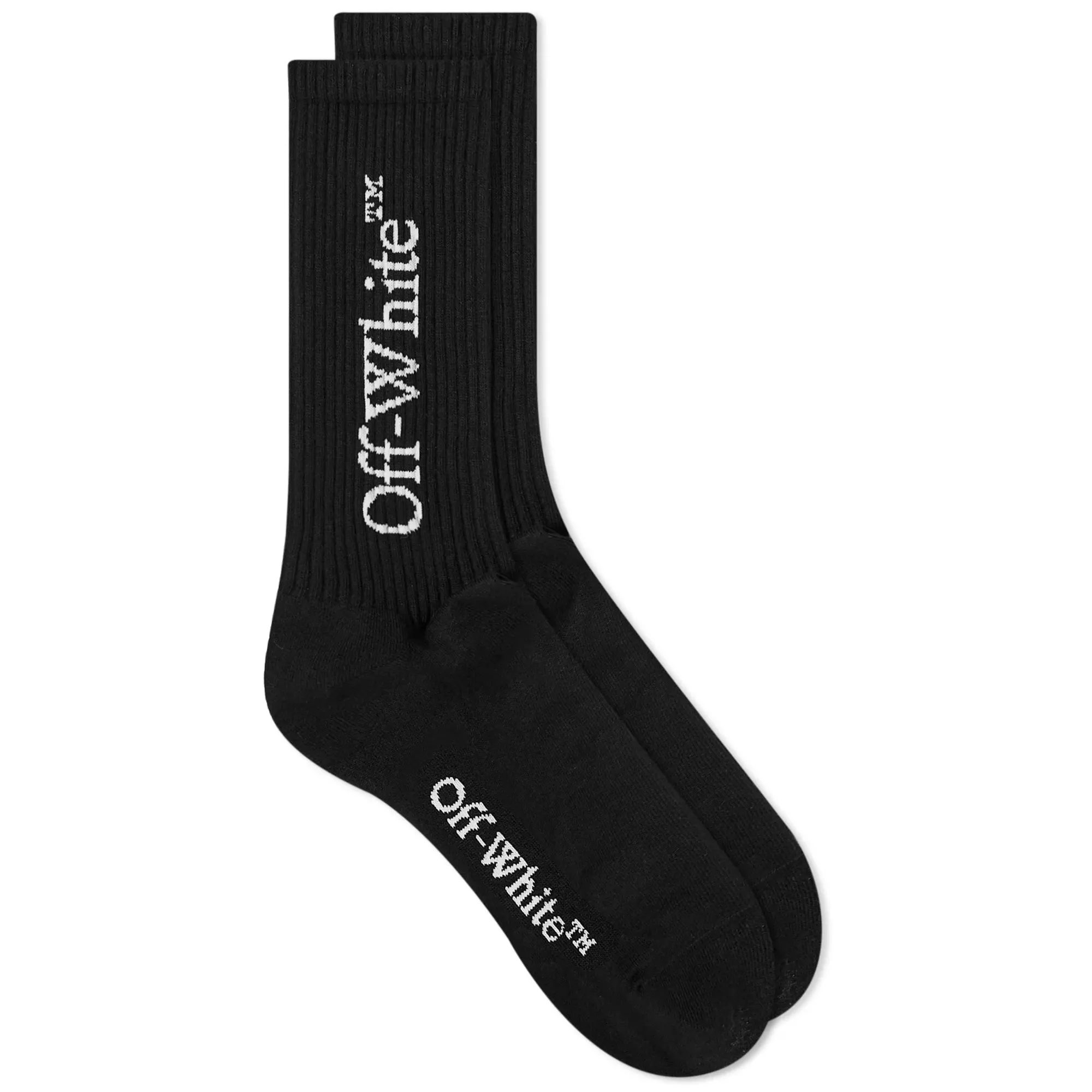 Off-White Men's Bookish Socks Black/White