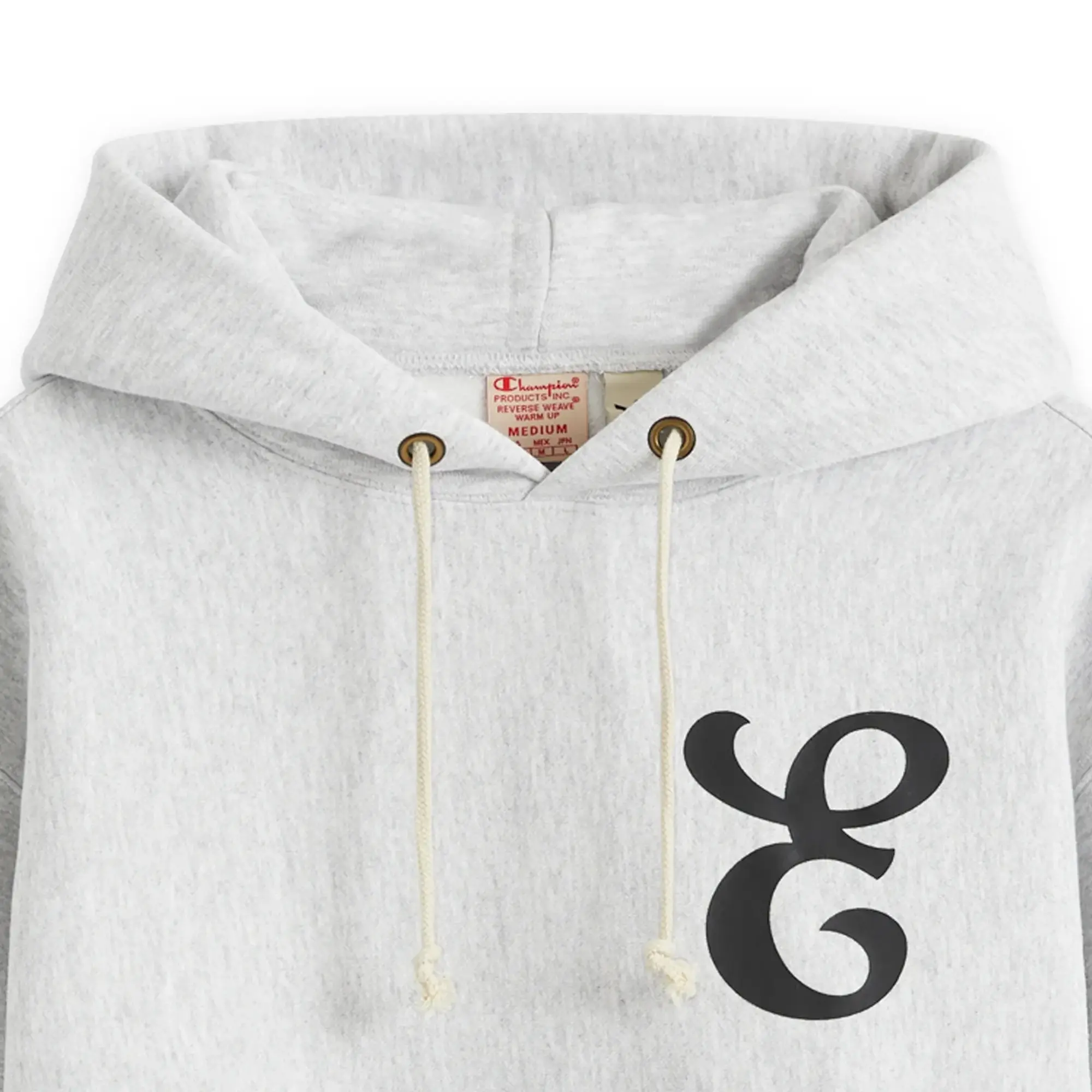 Champion hoodie grey marl best sale