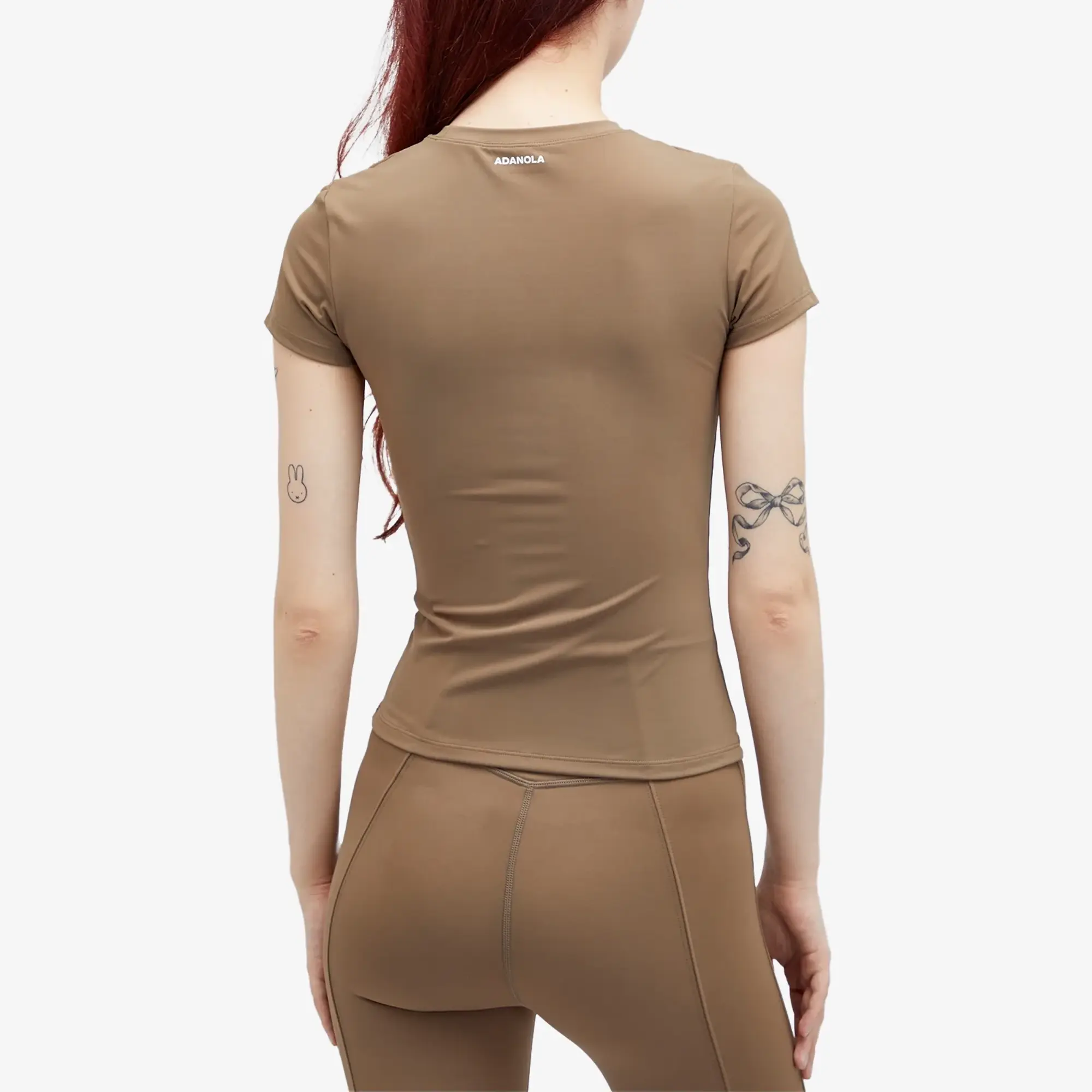Adanola Women's Ultimate Short Sleeve Top Brown