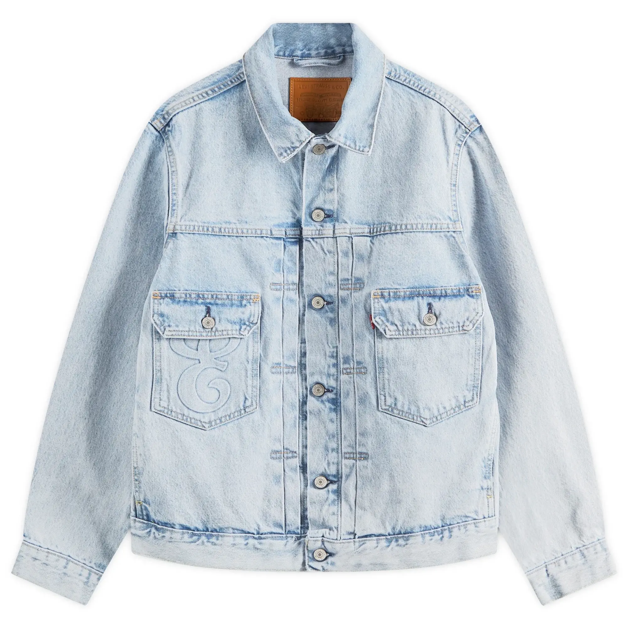 Levis E by END. Type II Trucker Jacket Baby Blue Essential