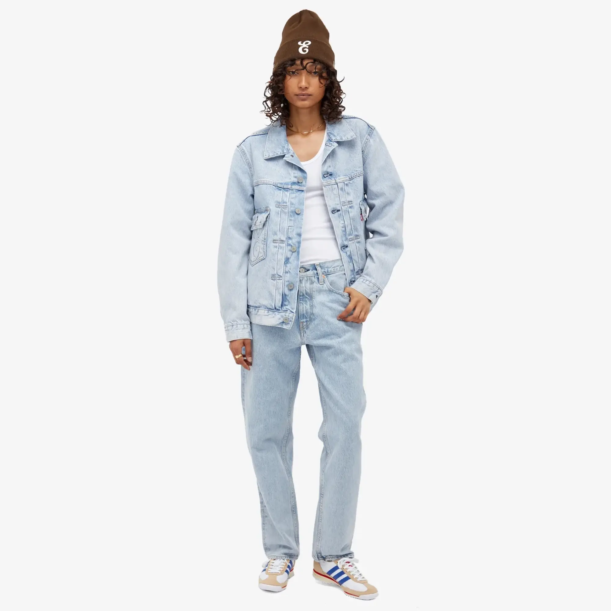 Levis E by END. Type II Trucker Jacket Baby Blue Essential