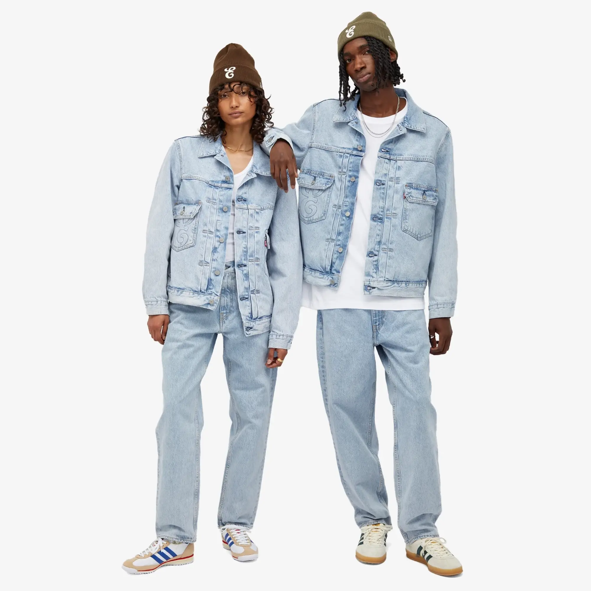 Levis E by END. Type II Trucker Jacket Baby Blue Essential