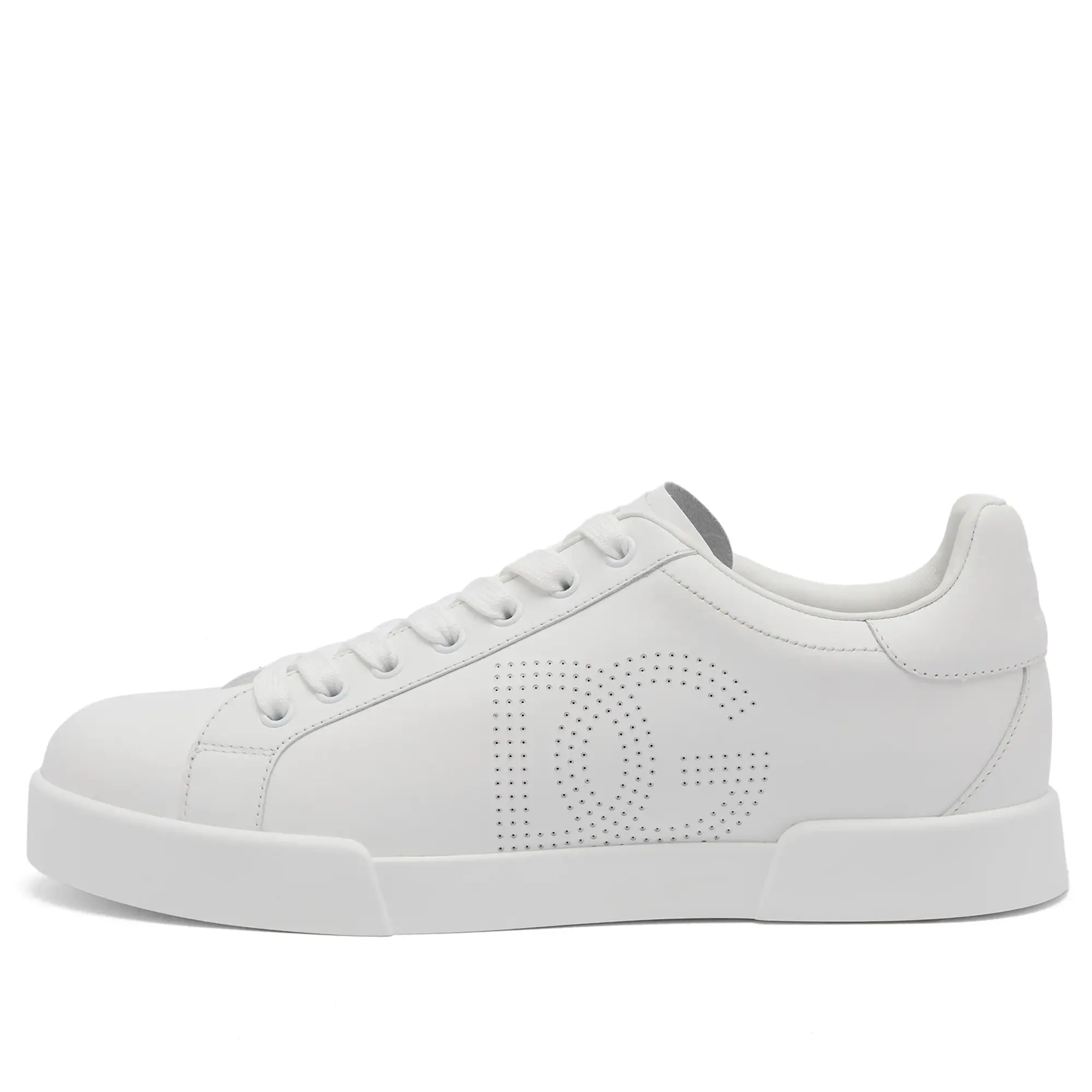 Dolce & Gabbana Women's Diamante Logo Sneaker White