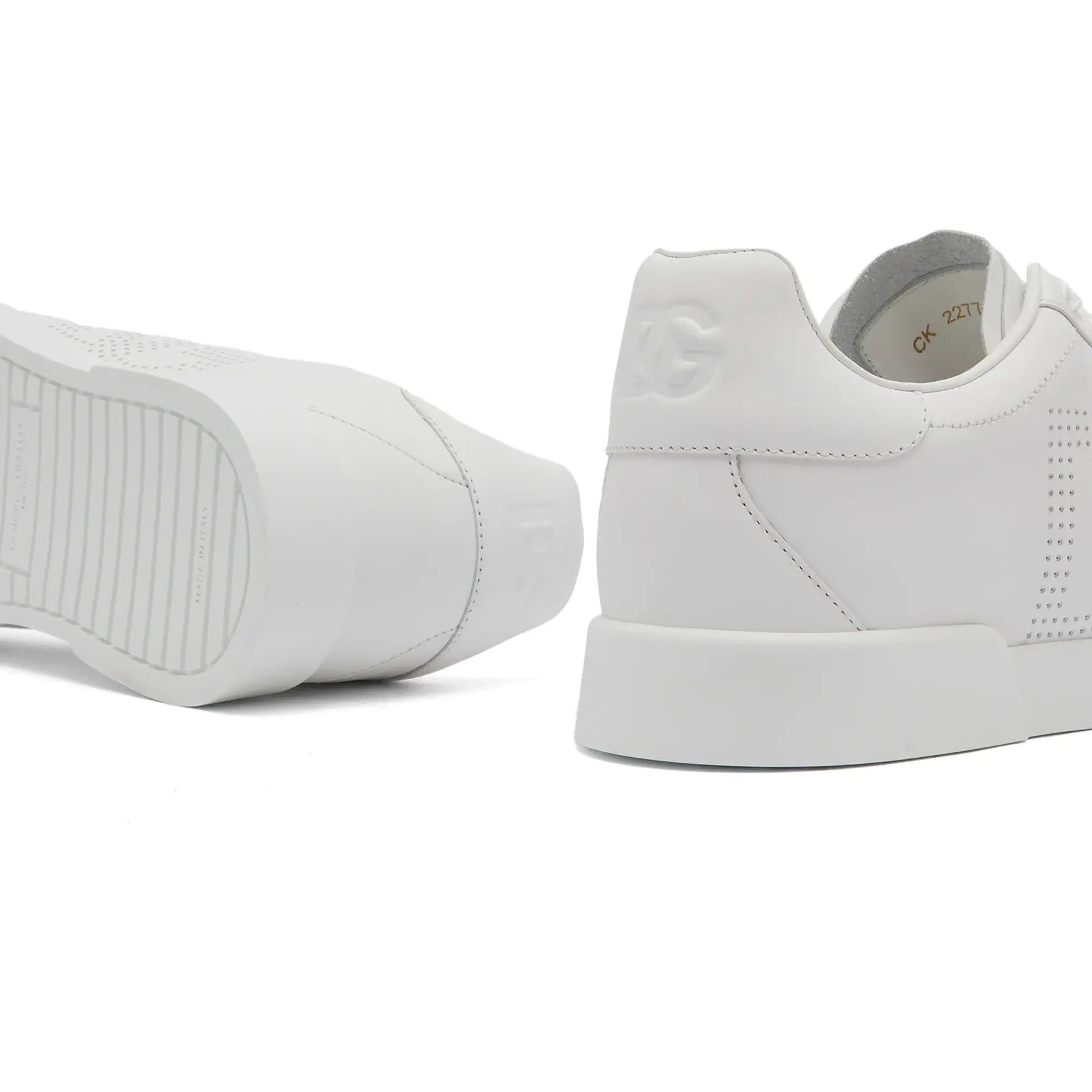 Dolce & Gabbana Women's Diamante Logo Sneaker White