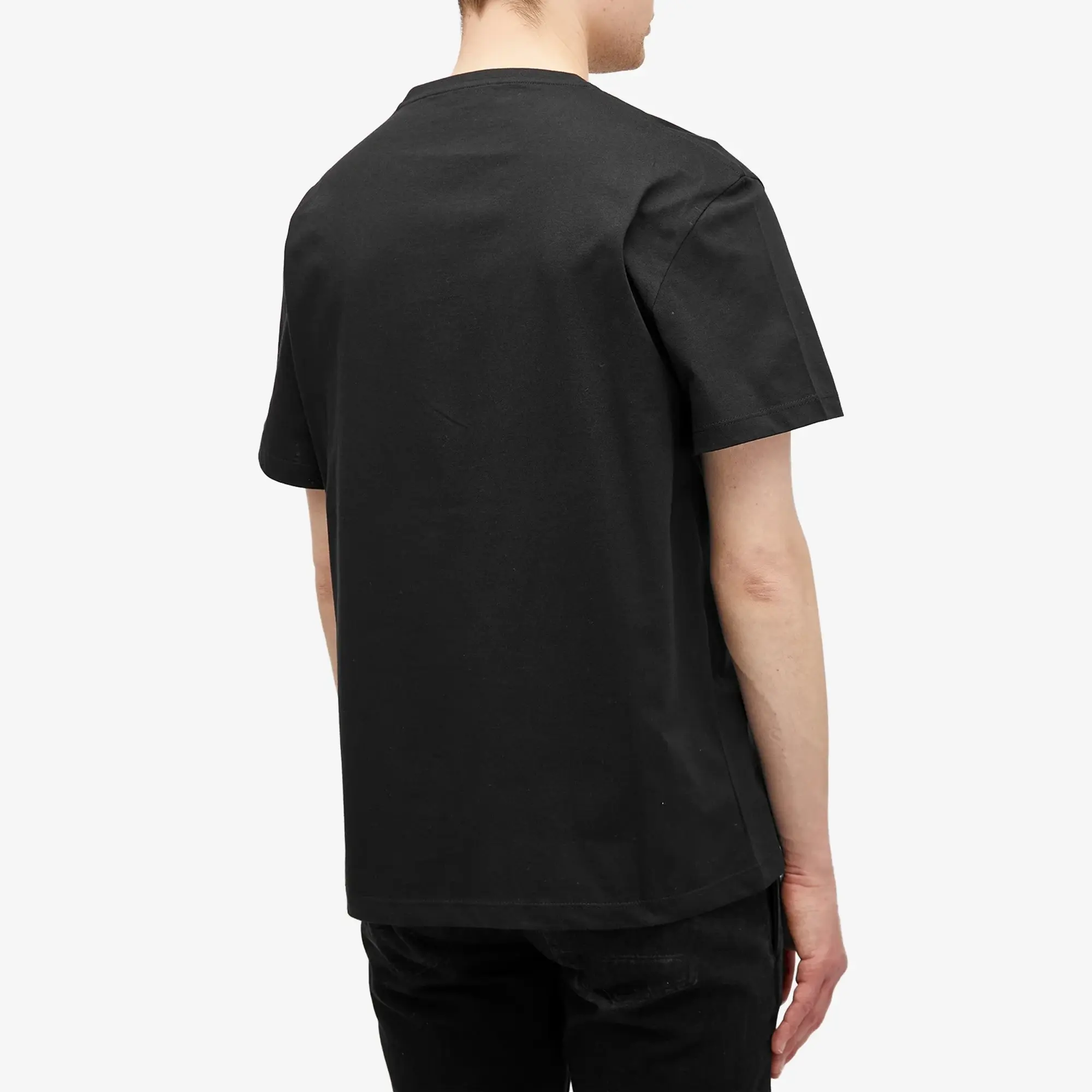 Alexander McQueen Men's Silver Skull Print T-Shirt Black / Silver