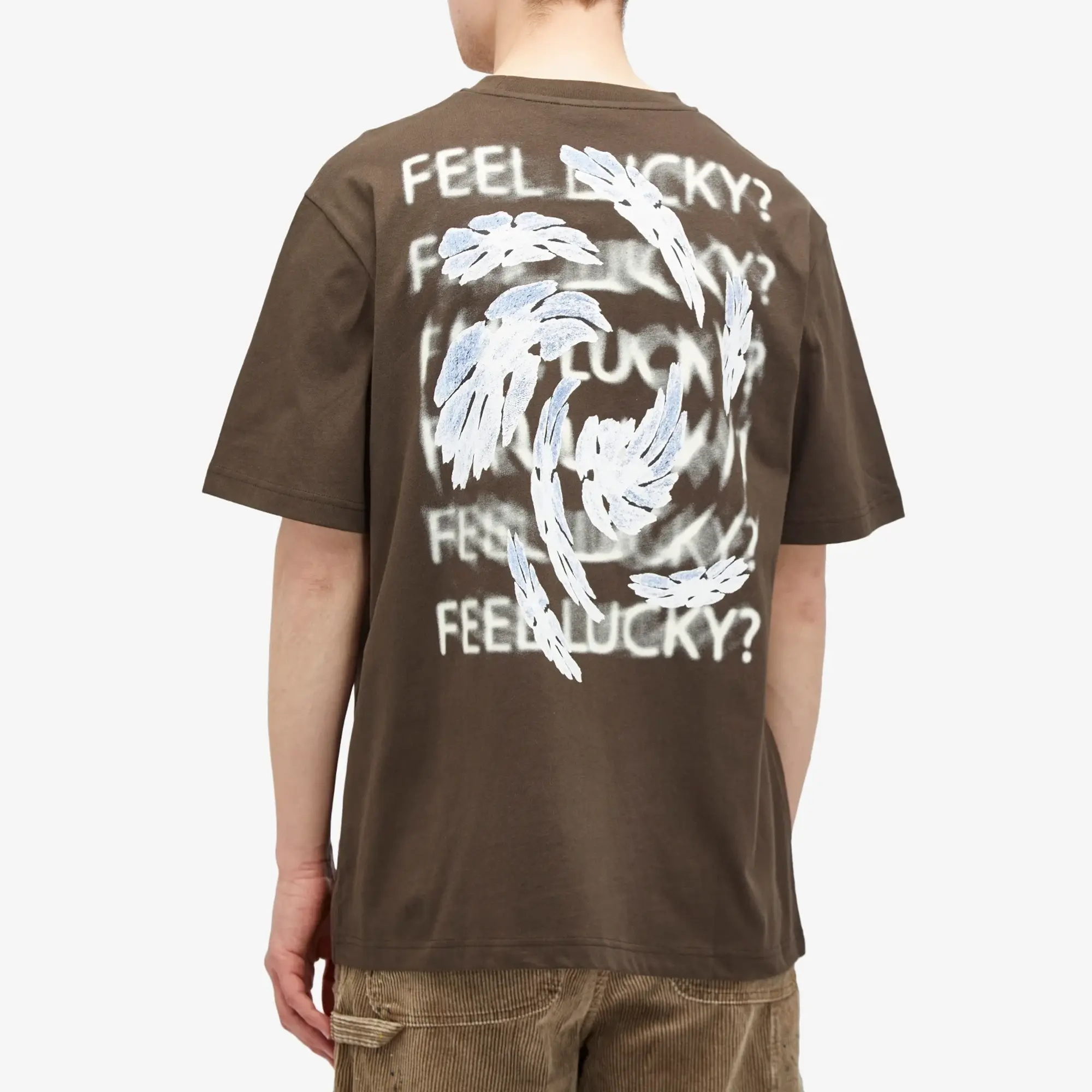 Wood Wood Men's Haider Lucky T-Shirt Mahogany