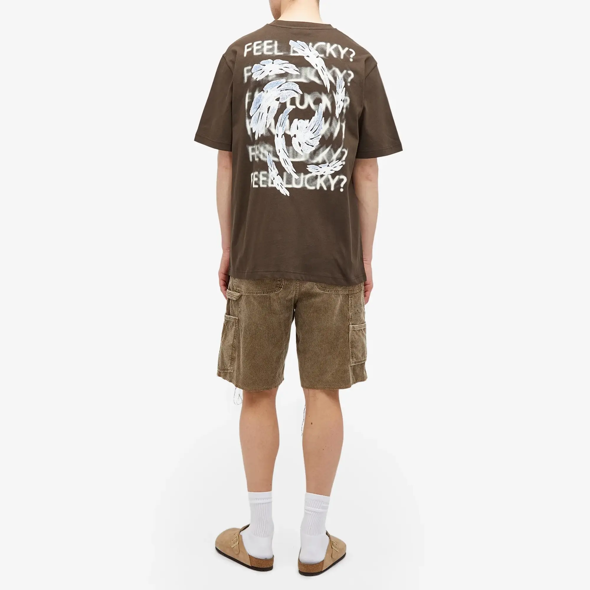 Wood Wood Men's Haider Lucky T-Shirt Mahogany