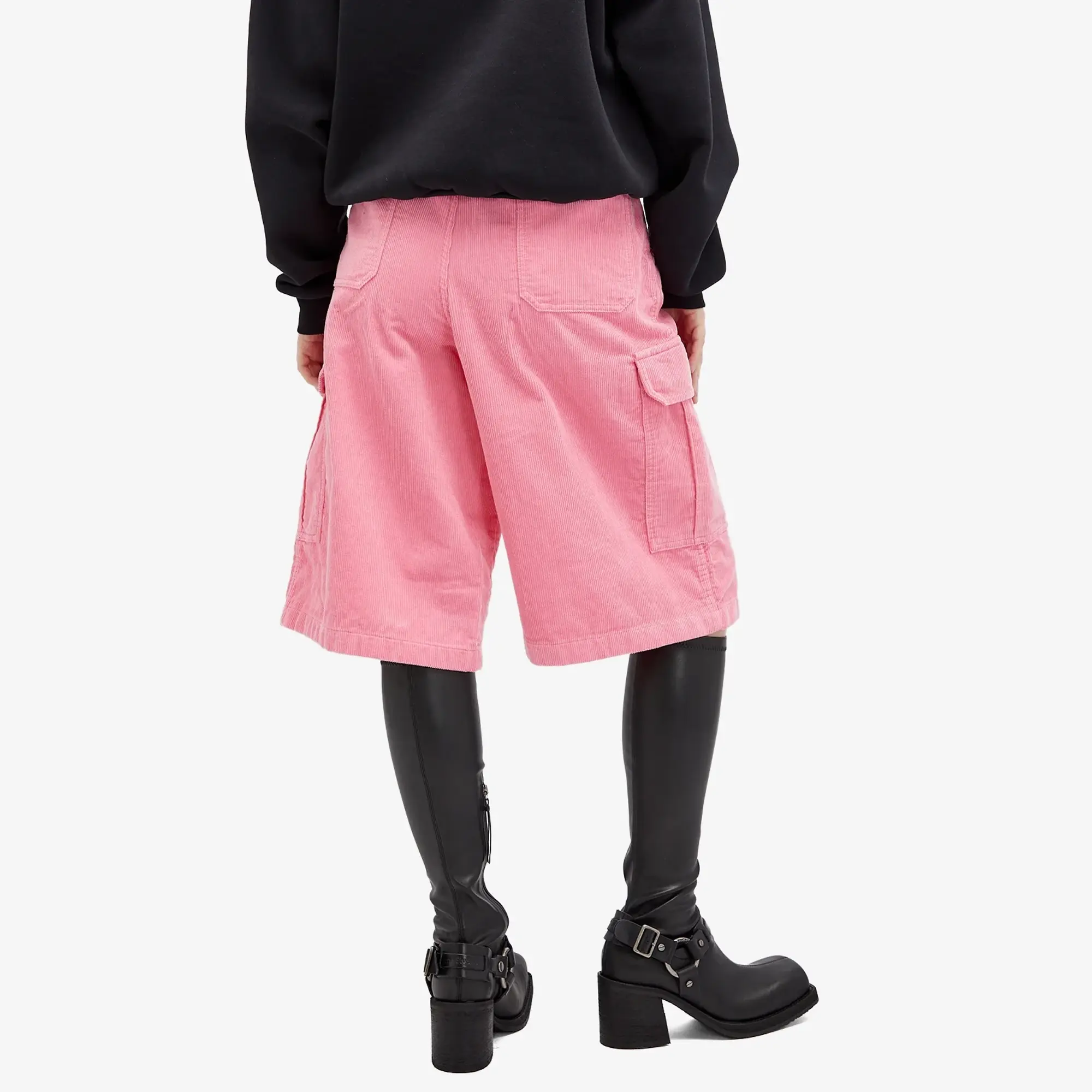 Acne Studios Women's Face Shorts Tango Pink