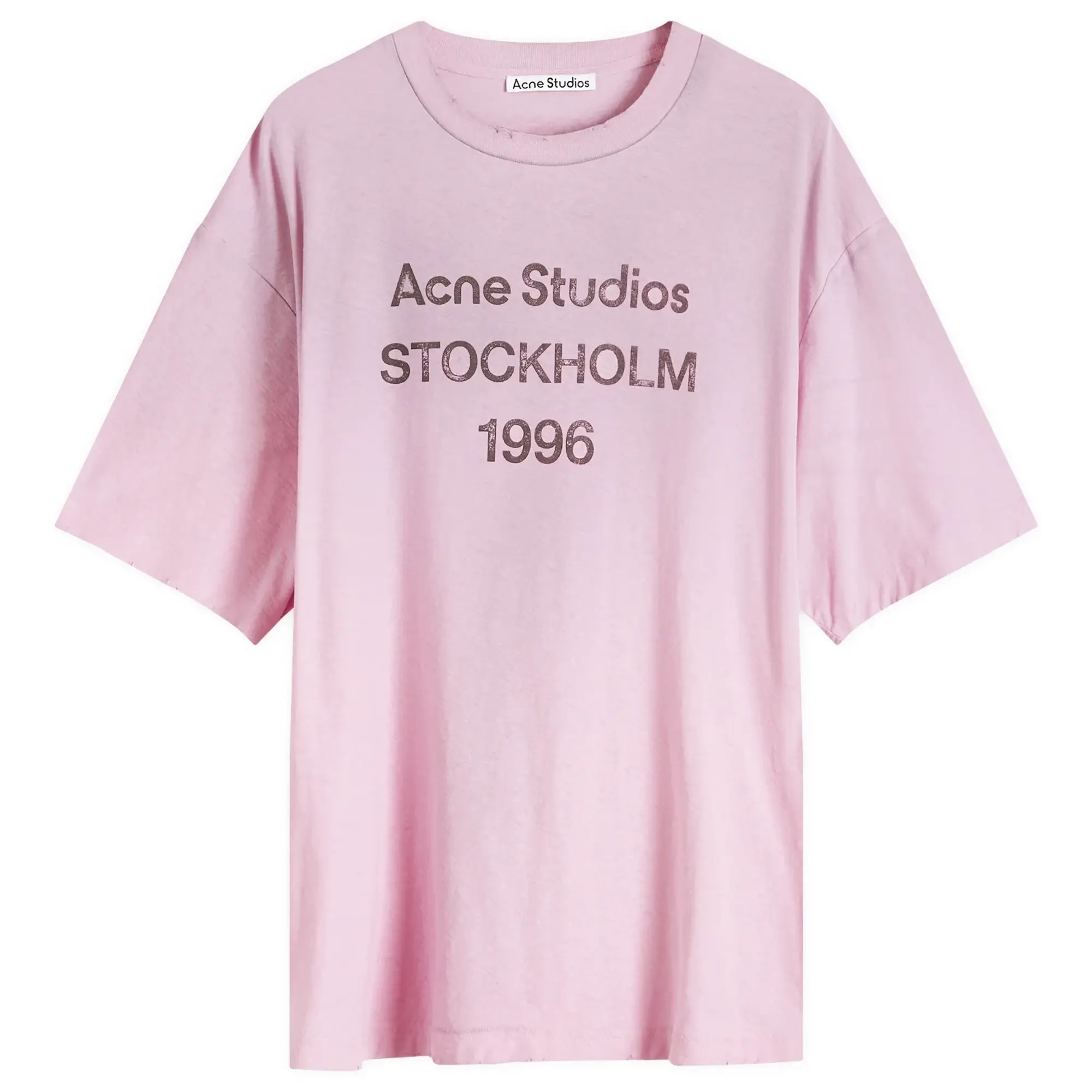 Acne Studios Exford 1996 T-Shirt (Cotton Candy Pink - Xl) - Size XL