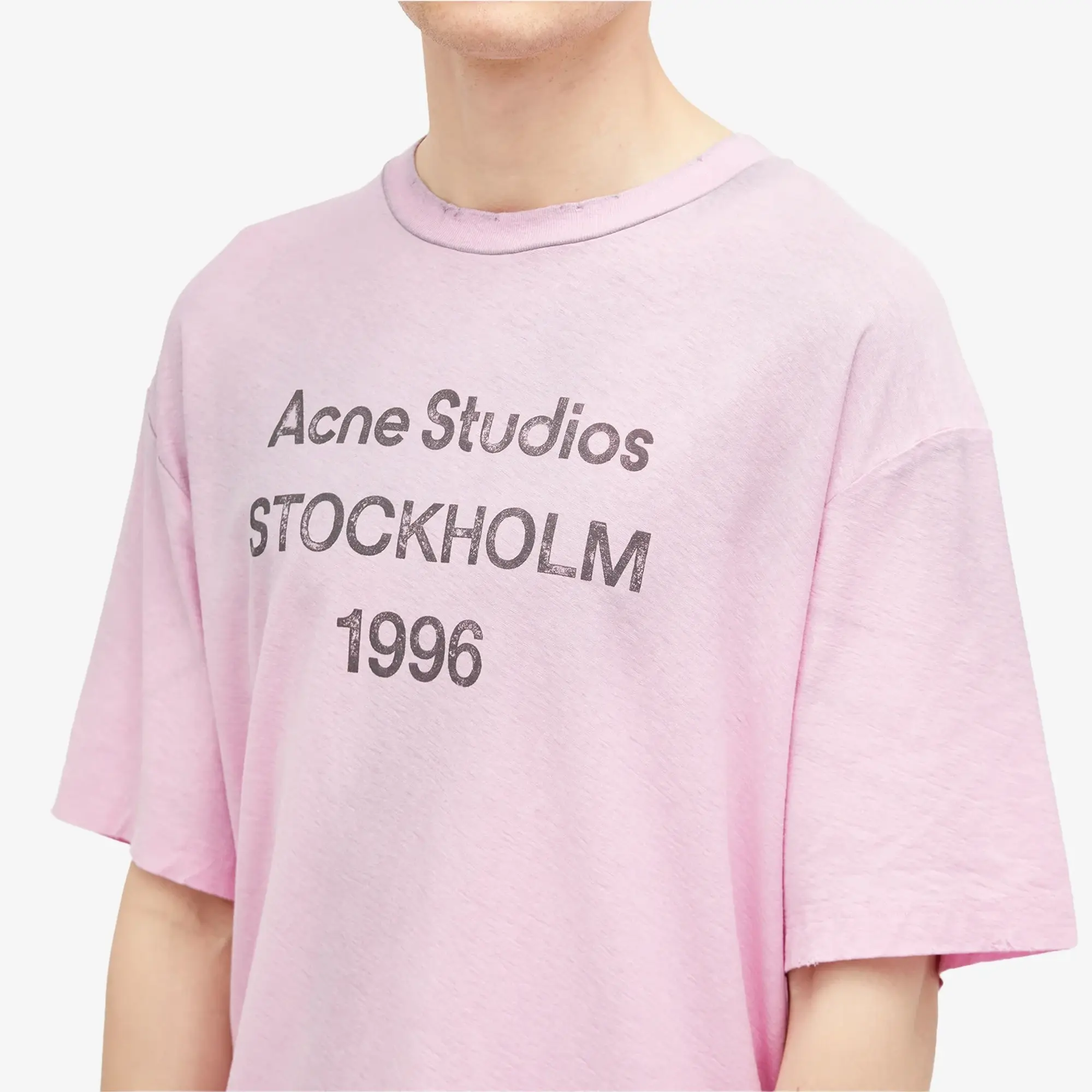 Acne Studios Exford 1996 T-Shirt (Cotton Candy Pink - Xl) - Size XL