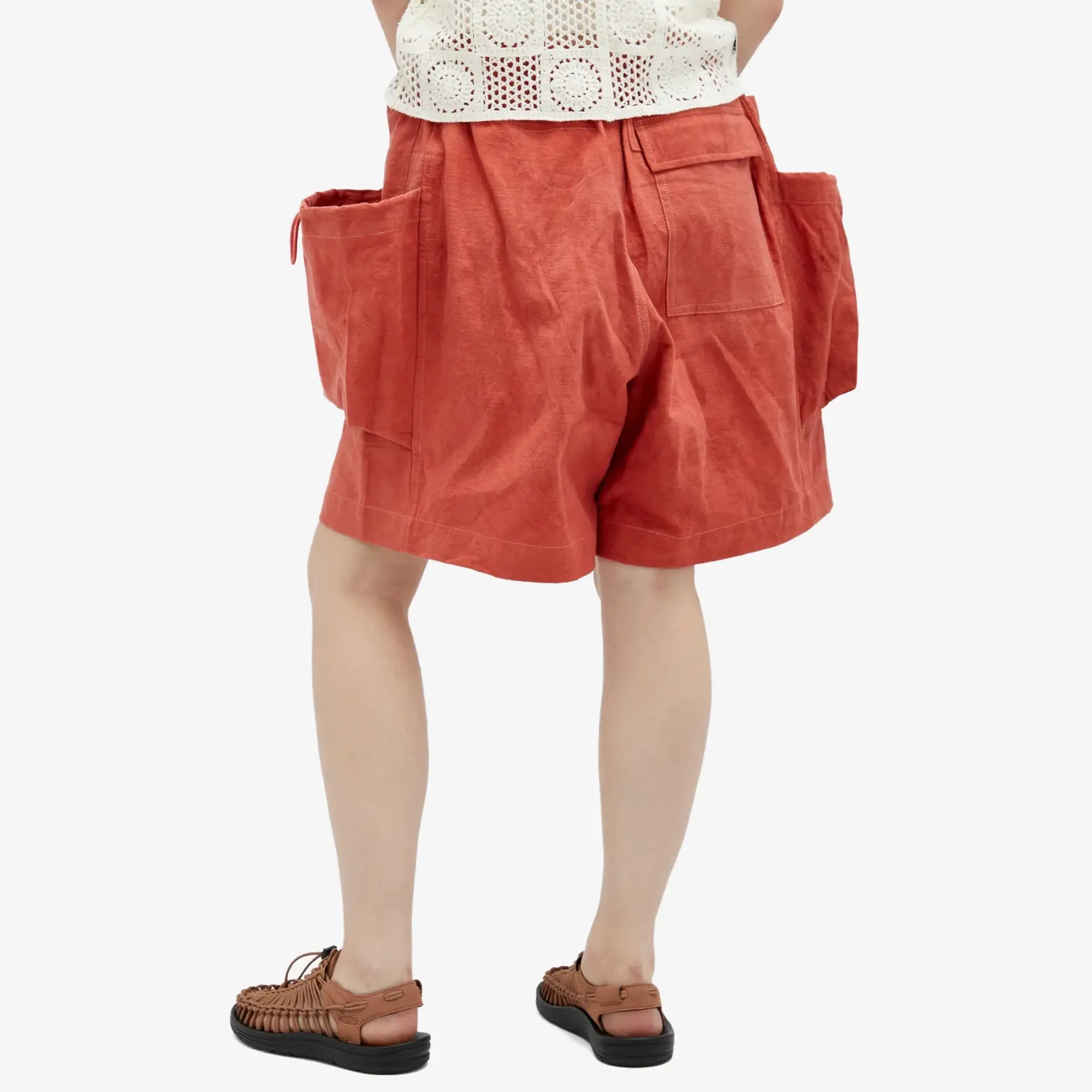 Story mfg. Women's Salt Shorts Ancient Pink Slub