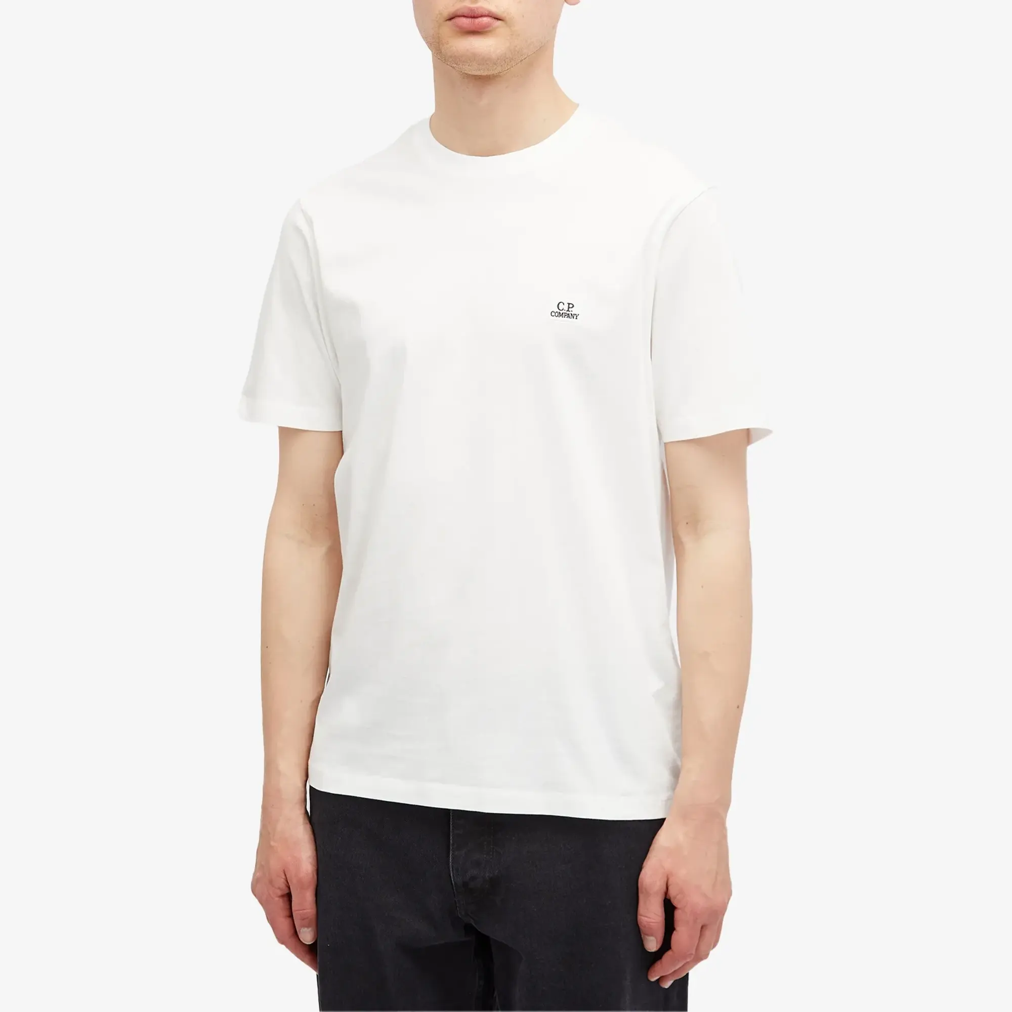 C.P. Company Men's Logo Patch T-Shirt Total Eclipse
