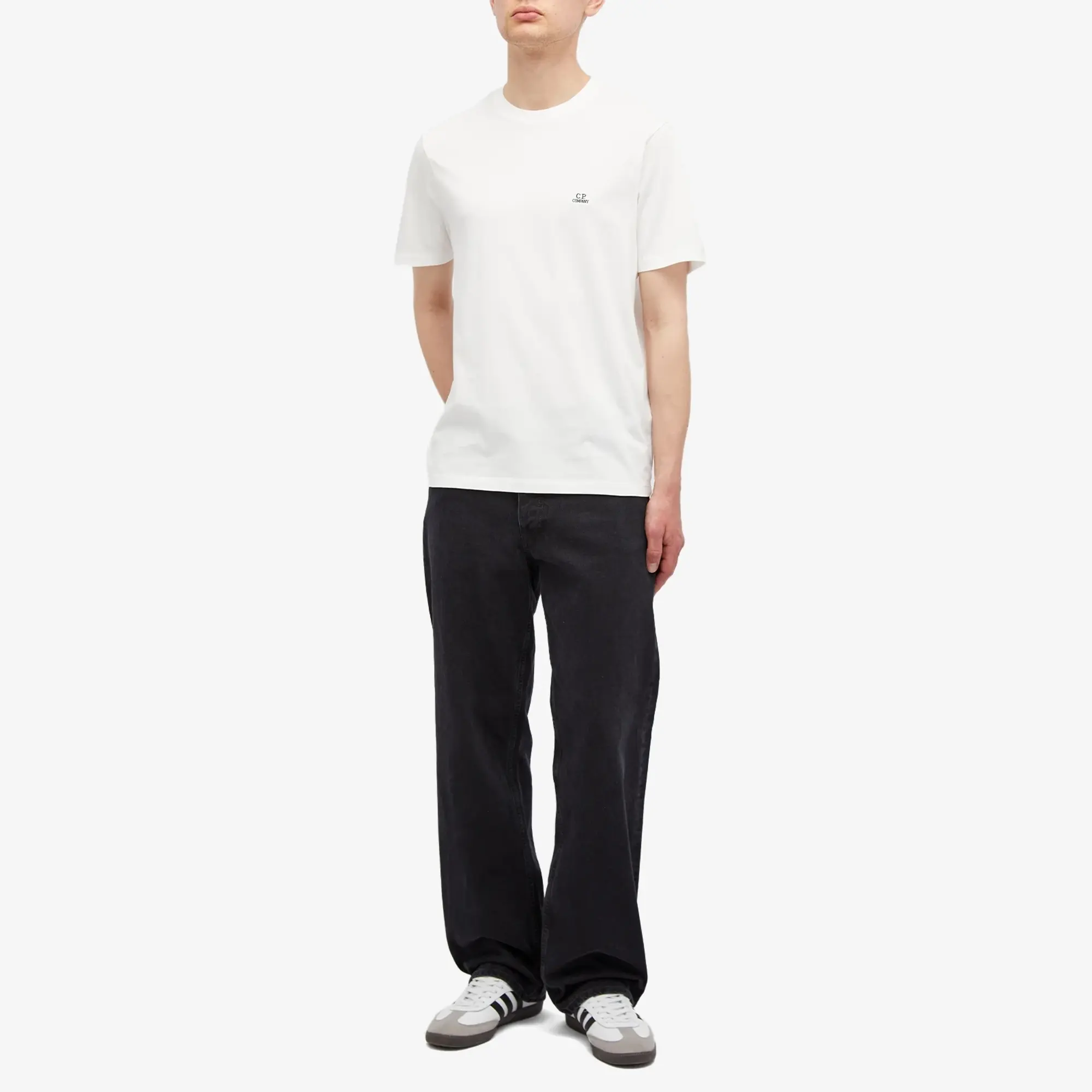 C.P. Company Men's Logo Patch T-Shirt Total Eclipse