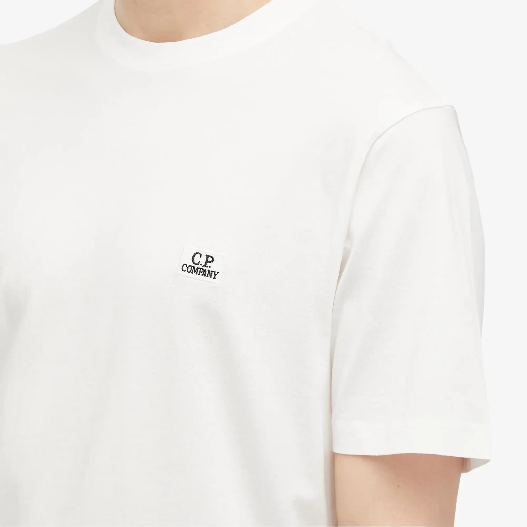 C.P. Company Men's Logo Patch T-Shirt Total Eclipse
