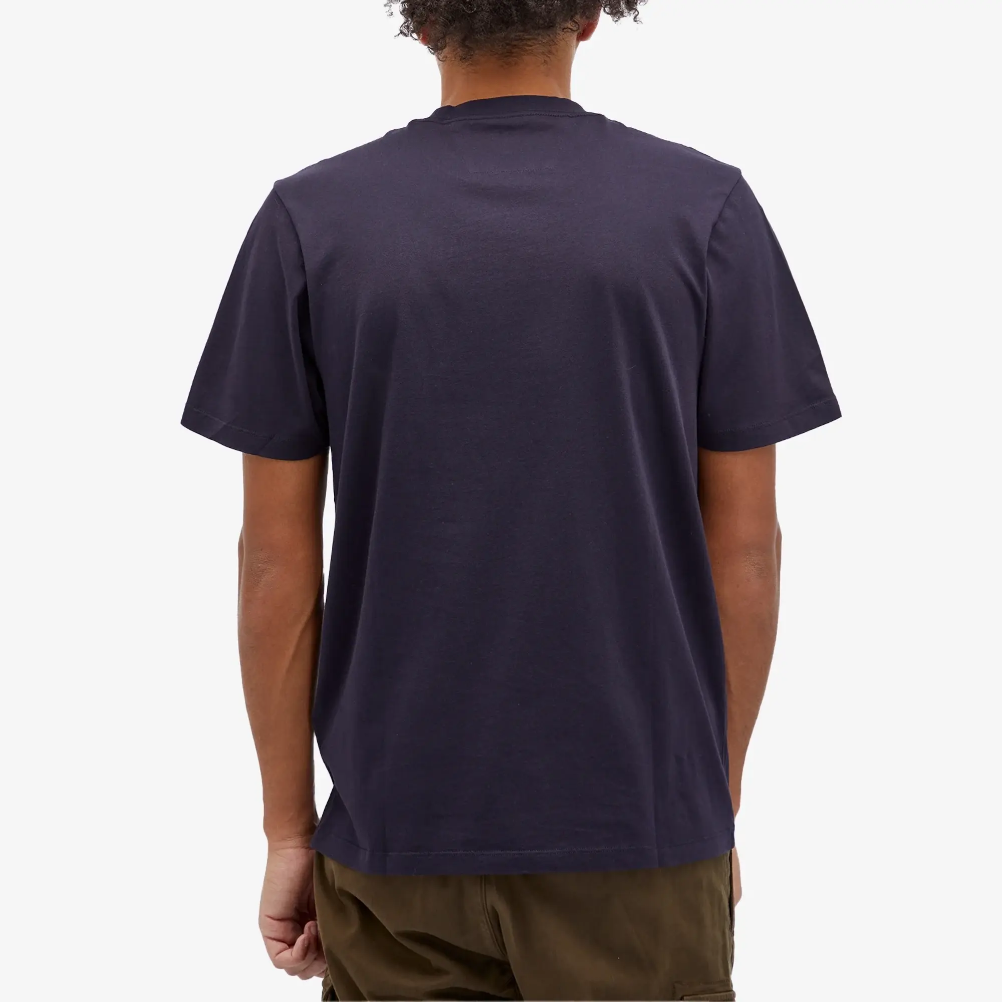 C.P. Company Men's Logo Patch T-Shirt Total Eclipse