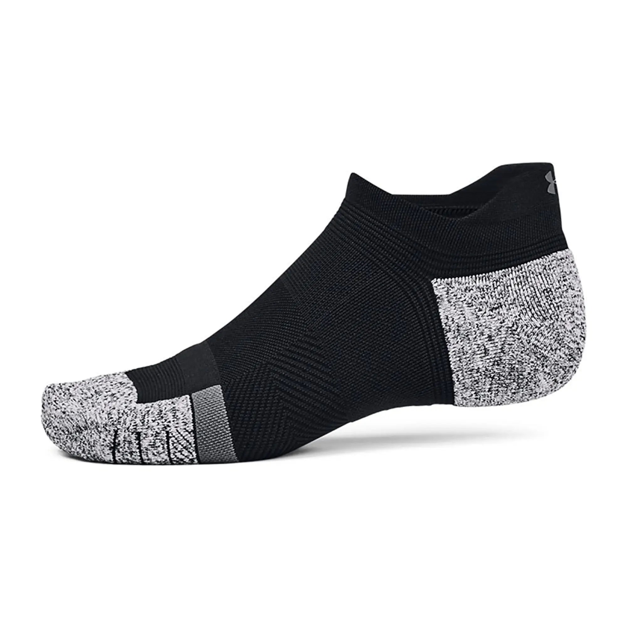 Unisex  Under Armour  ArmourDry® Pro 3-Pack No Show Socks Black / White / Castlerock XL