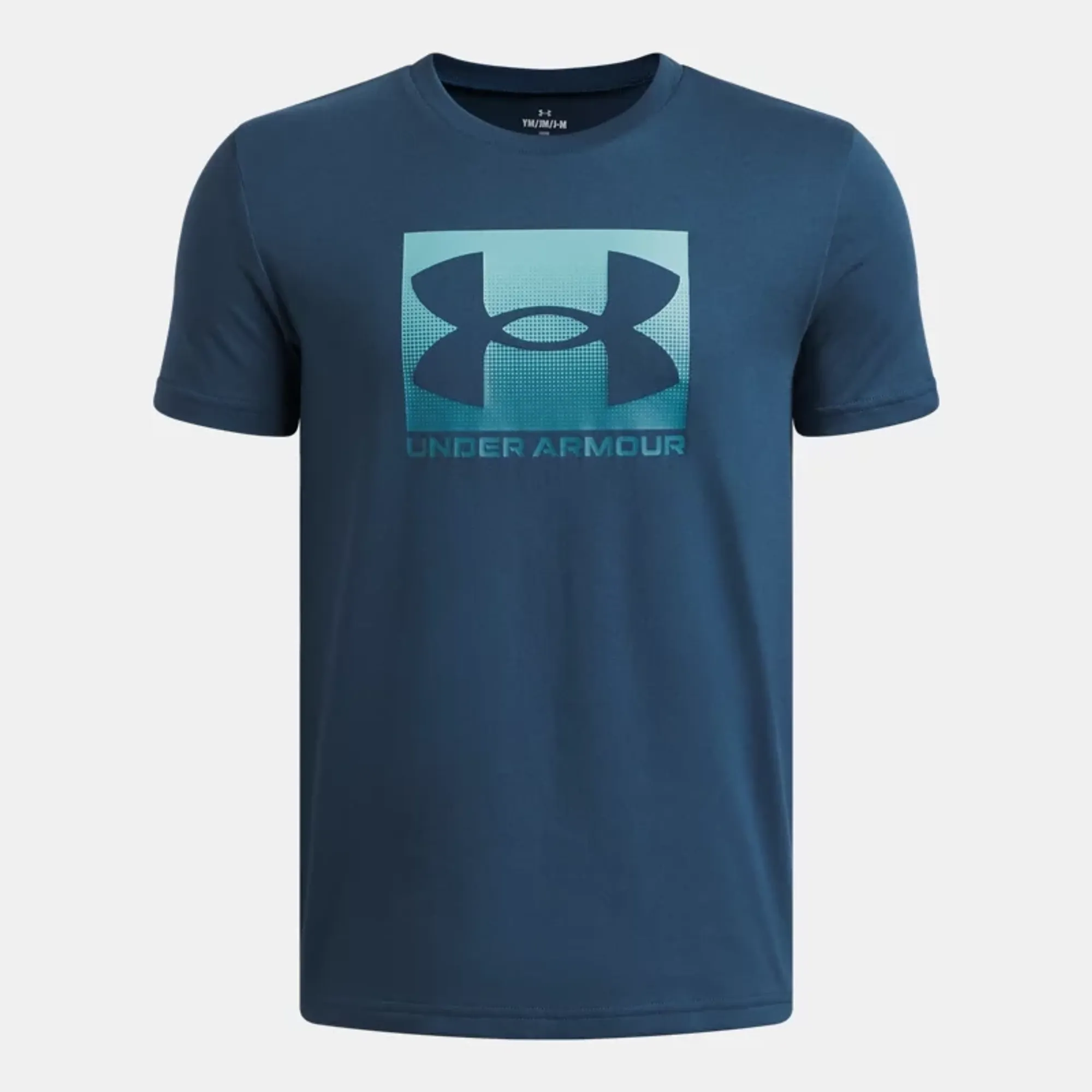 Boys'  Under Armour  Boxed Sports Short Sleeve Tech Blue / Midnight Navy YXL (63 - 67 in)