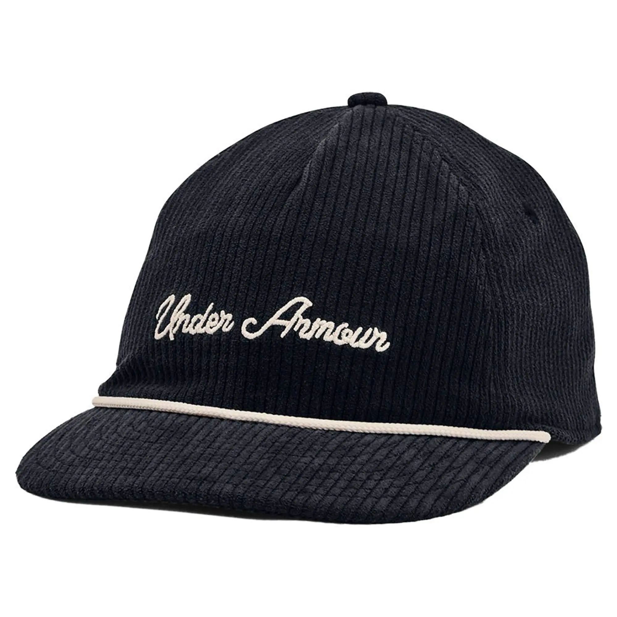 Unisex  Under Armour  Wide Sportstyle Adjustable Cap Black / Black OSFM