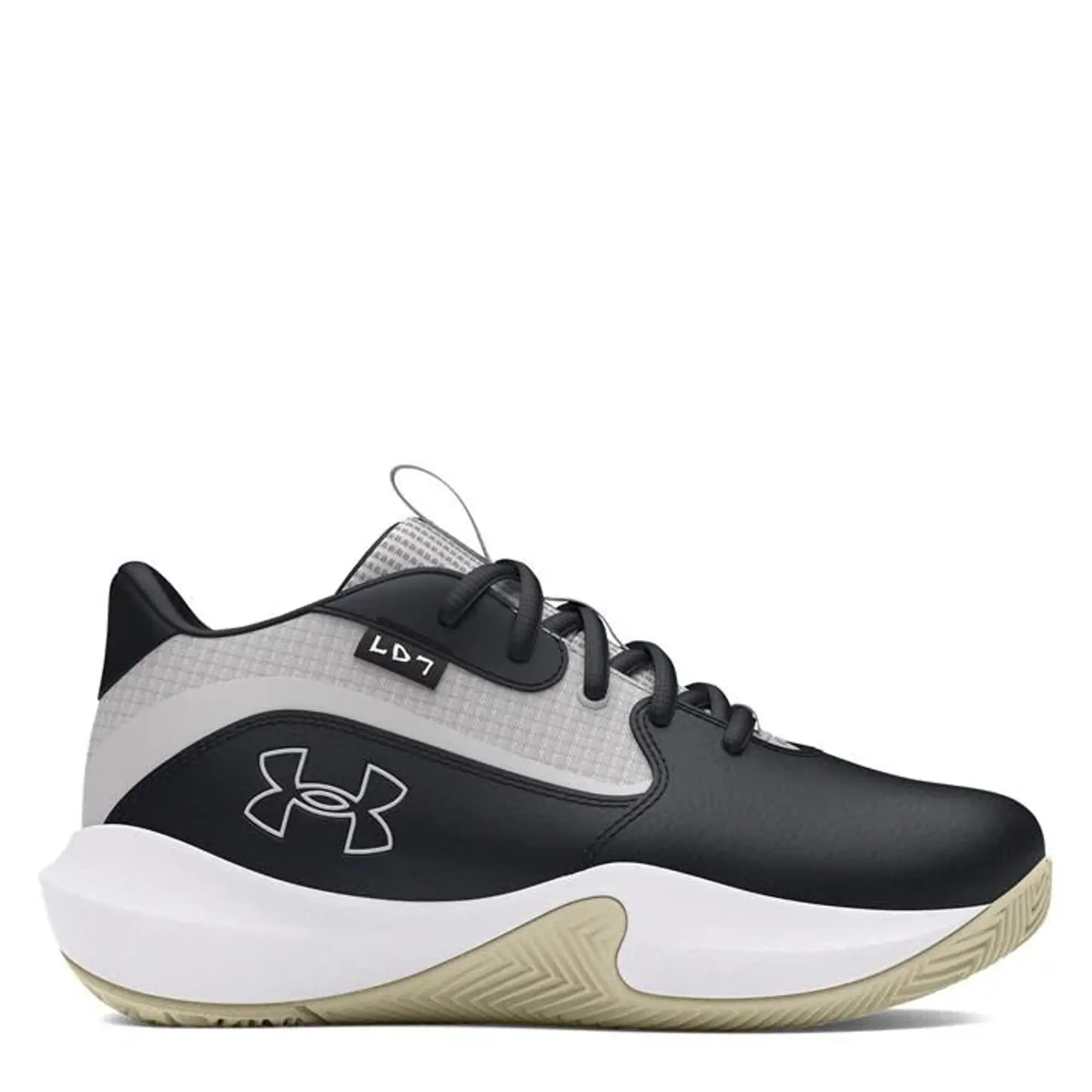 Pre-School  Under Armour  Lockdown 7 Basketball Shoes Black / Silt / Distant Gray 2.5