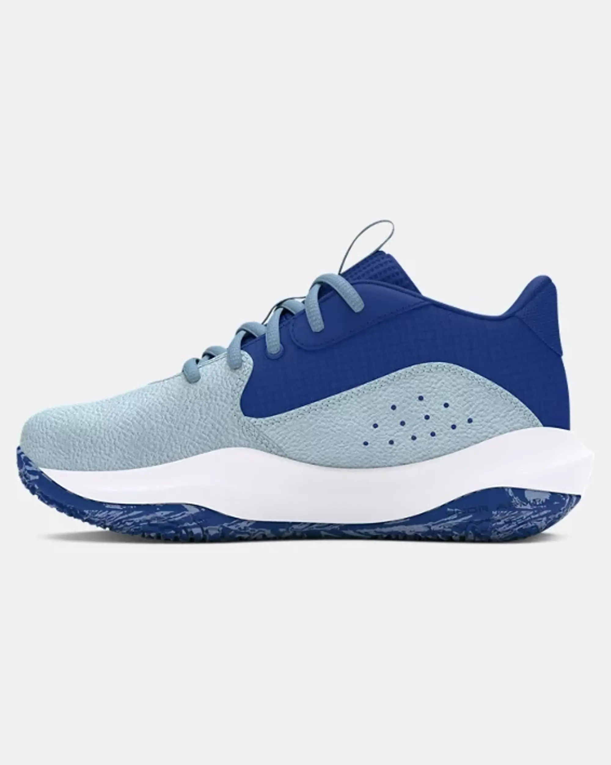 Pre-School  Under Armour  Lockdown 7 Basketball Shoes Nimbus Blue / Tech Blue / Horizon Blue 2.5